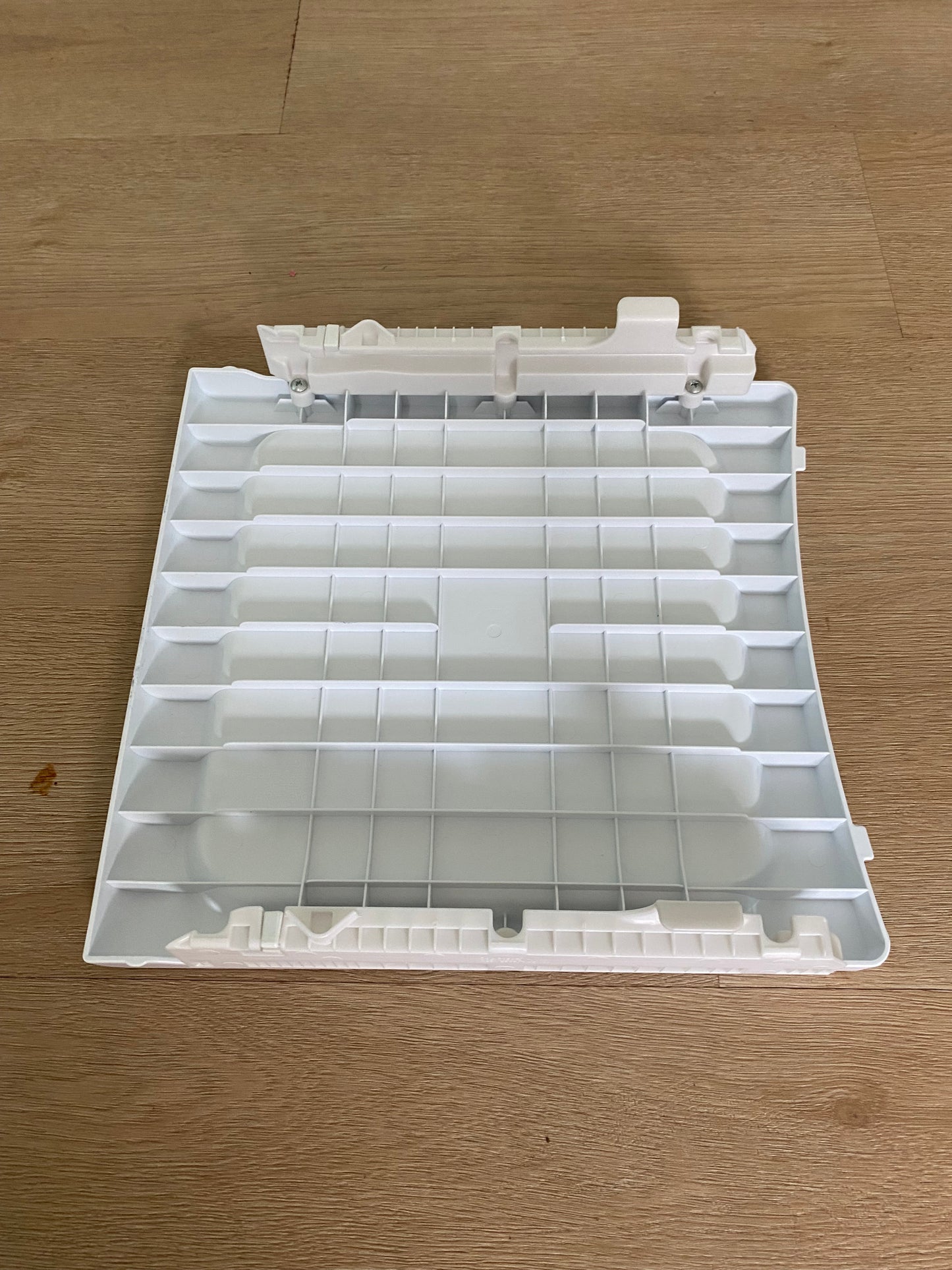 DA97-06927A Samsung freezer white plastic lower shelf basket cover