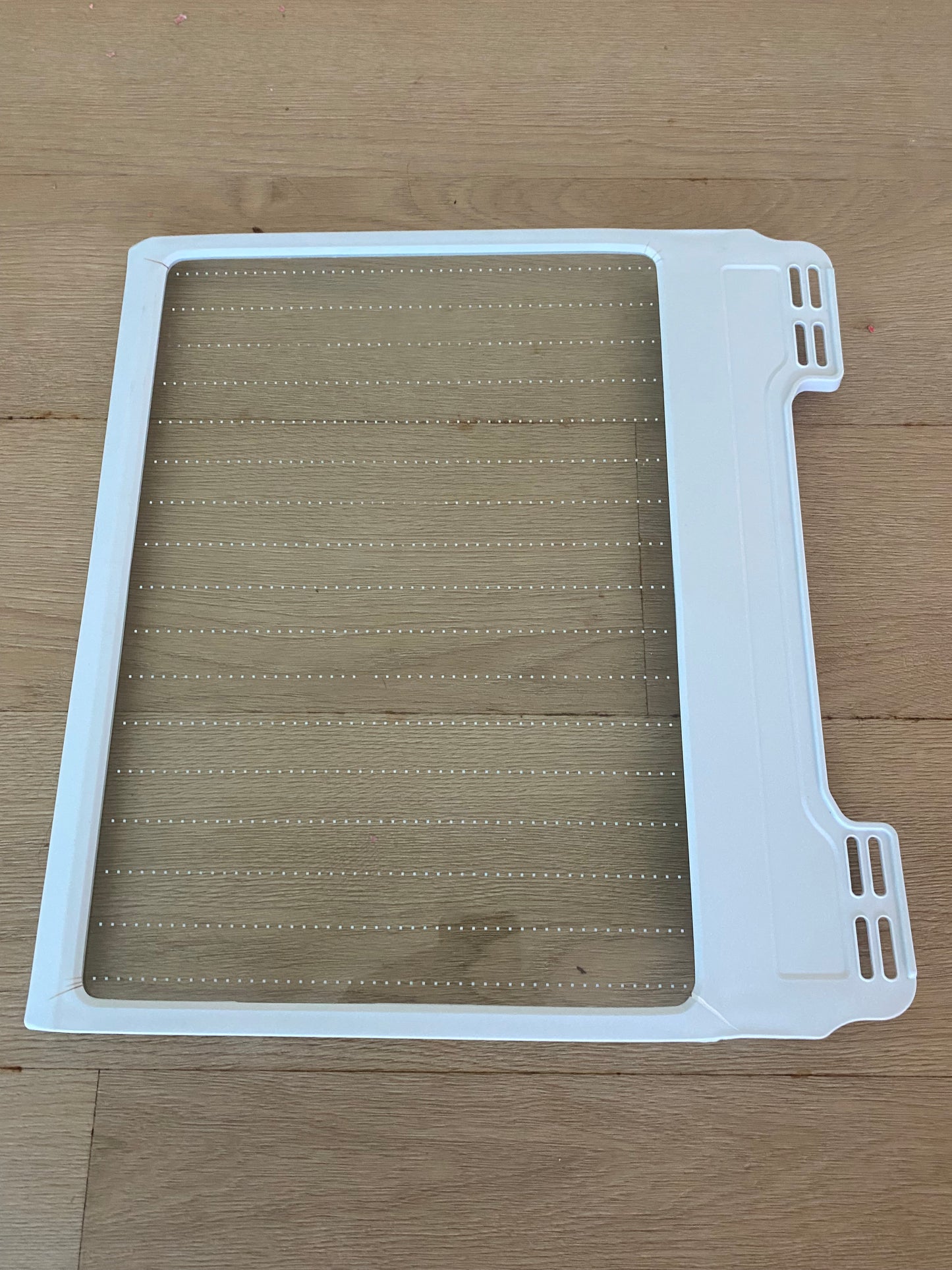 DA67-01929 DA67-01929B Samsung fridge upper glass shelf top