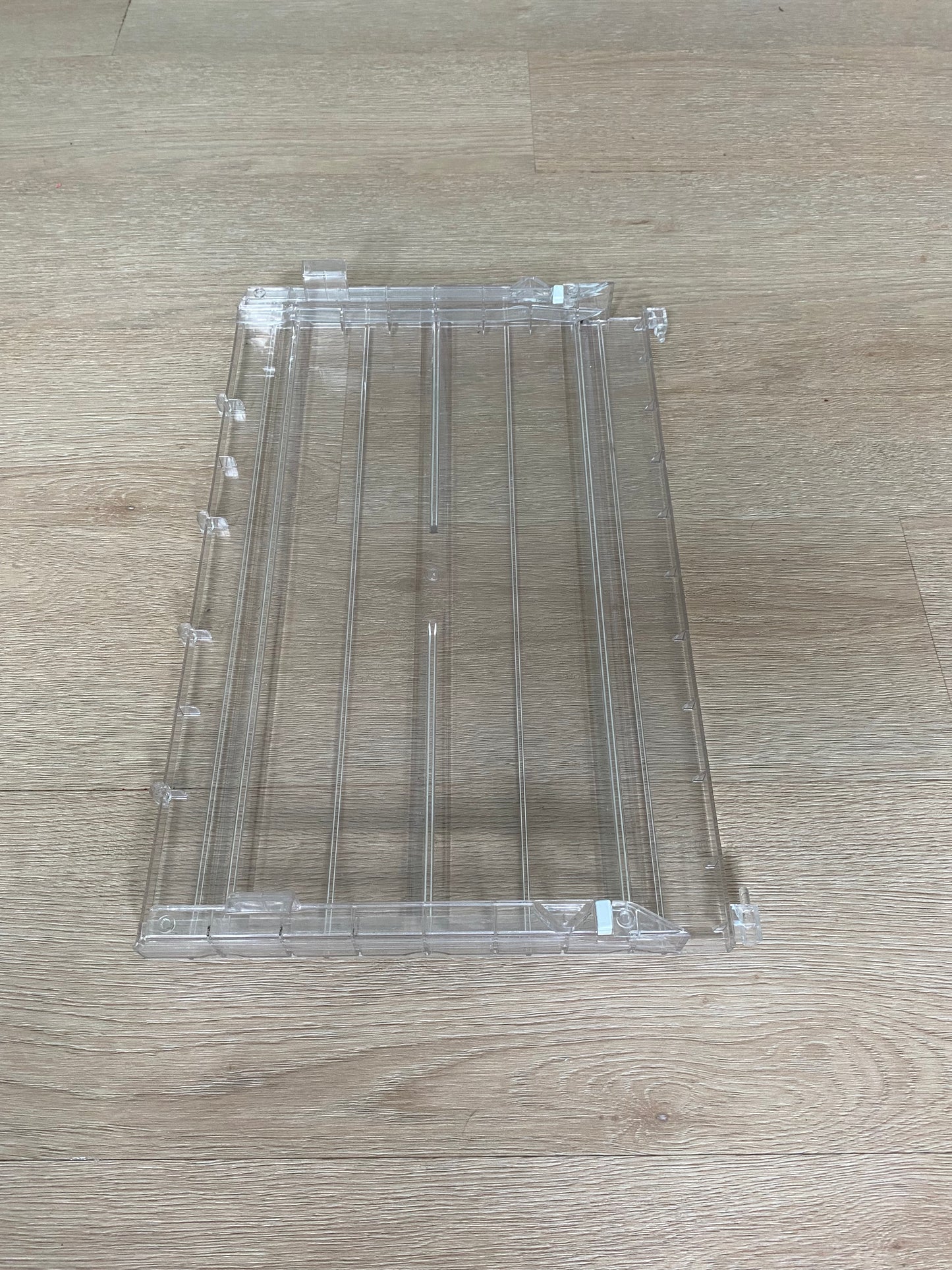 DA63-03566A Samsung fridge lower crisper drawer cover shelf lid slide