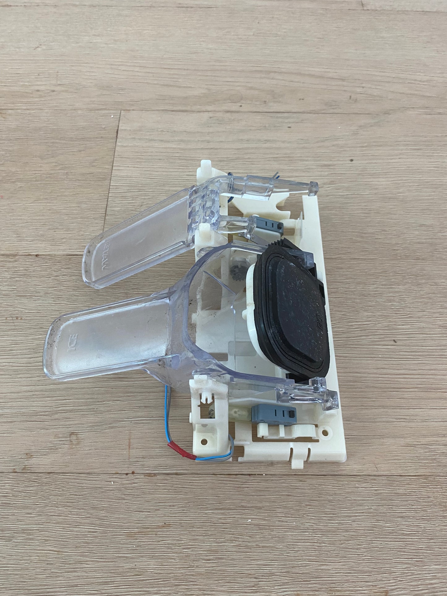 DA63-03259 Samsung fridge freezer ice water dispenser paddles lever assembly rear PCB cover panel