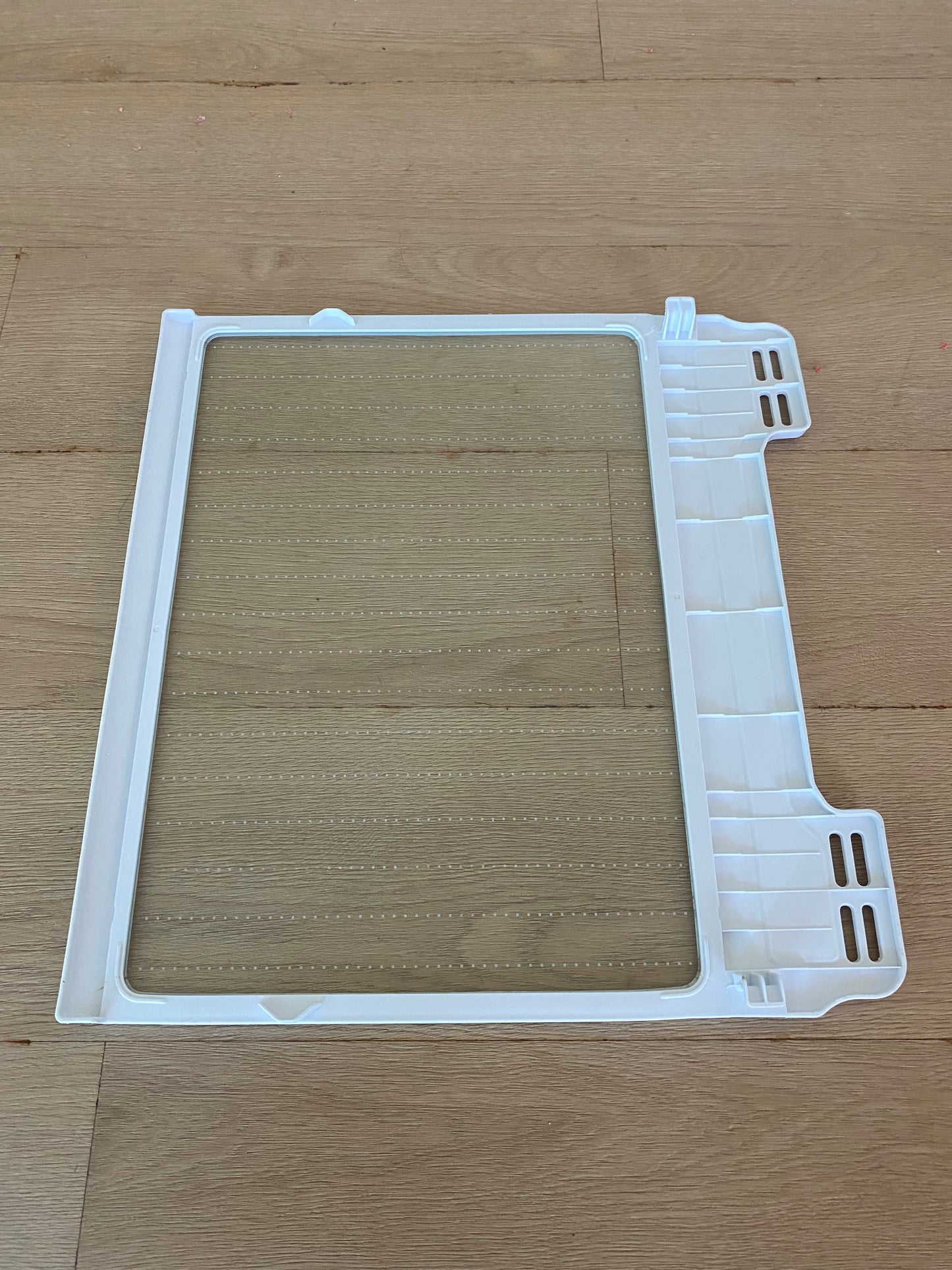 DA67-01929 DA67-01929B Samsung fridge upper glass shelf top