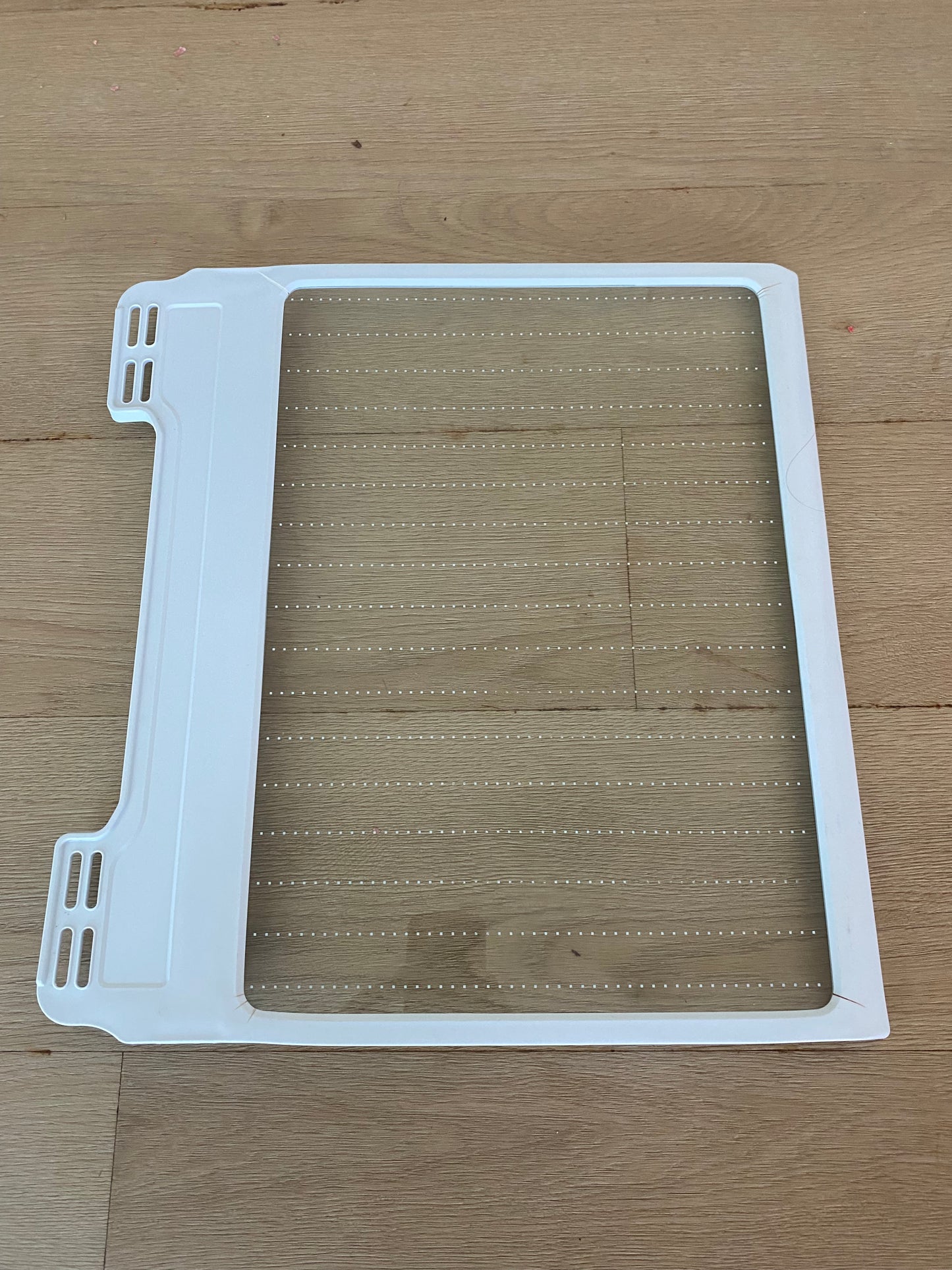 DA67-01929 DA67-01929B Samsung fridge upper glass shelf top