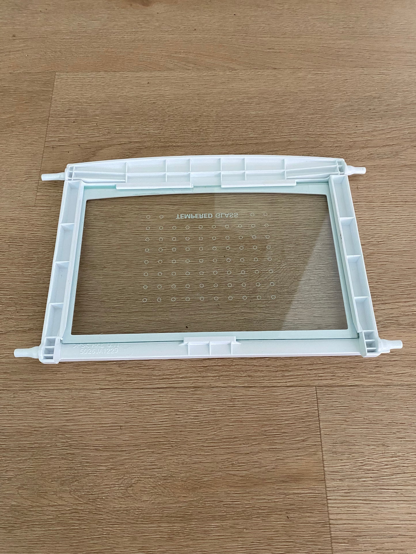 5026JA1229 LG fridge shallow glass FREEZER SHELF