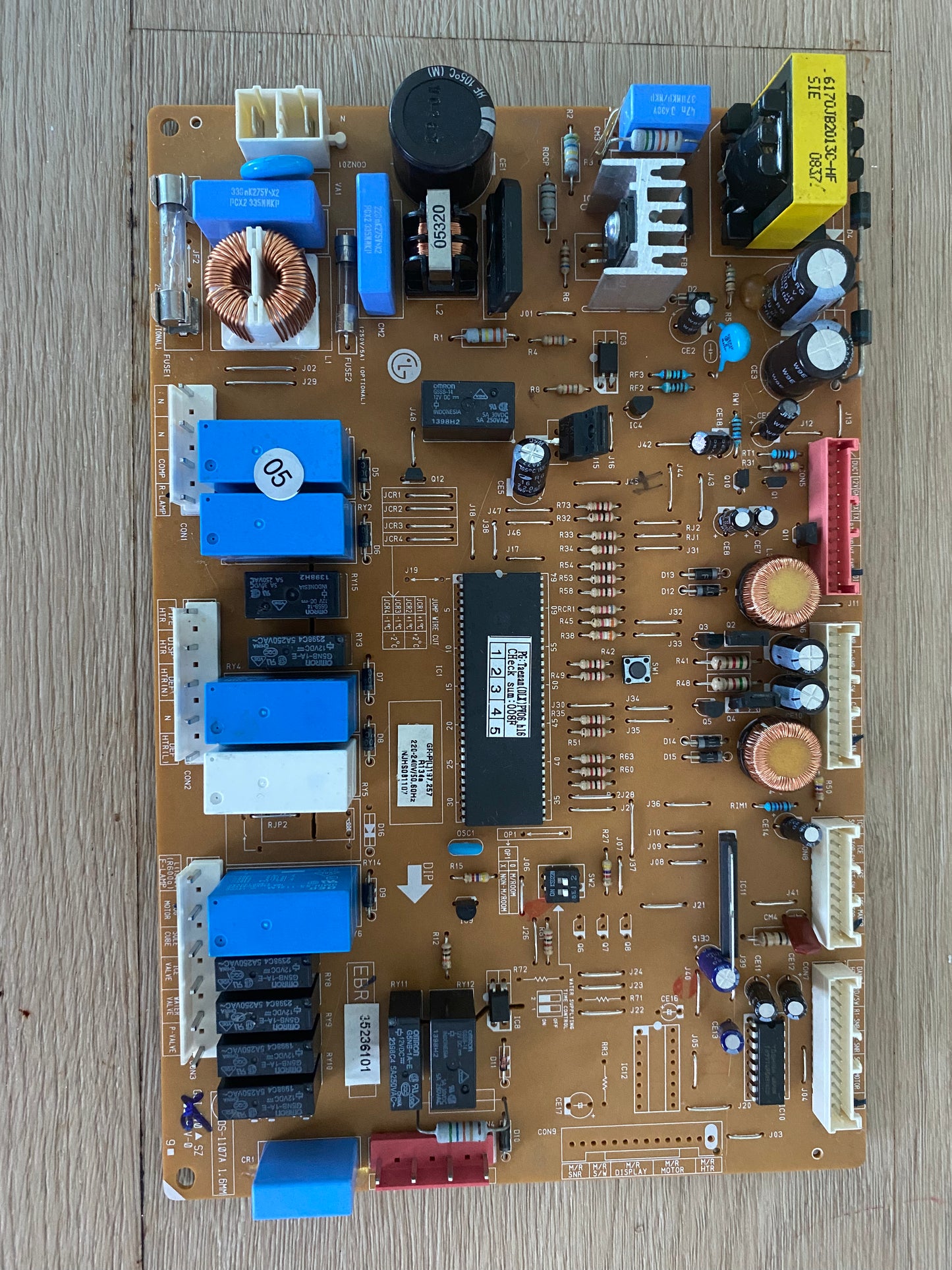 EBR35236101 EBR35236121 LG fridge freezer PCB main power board
