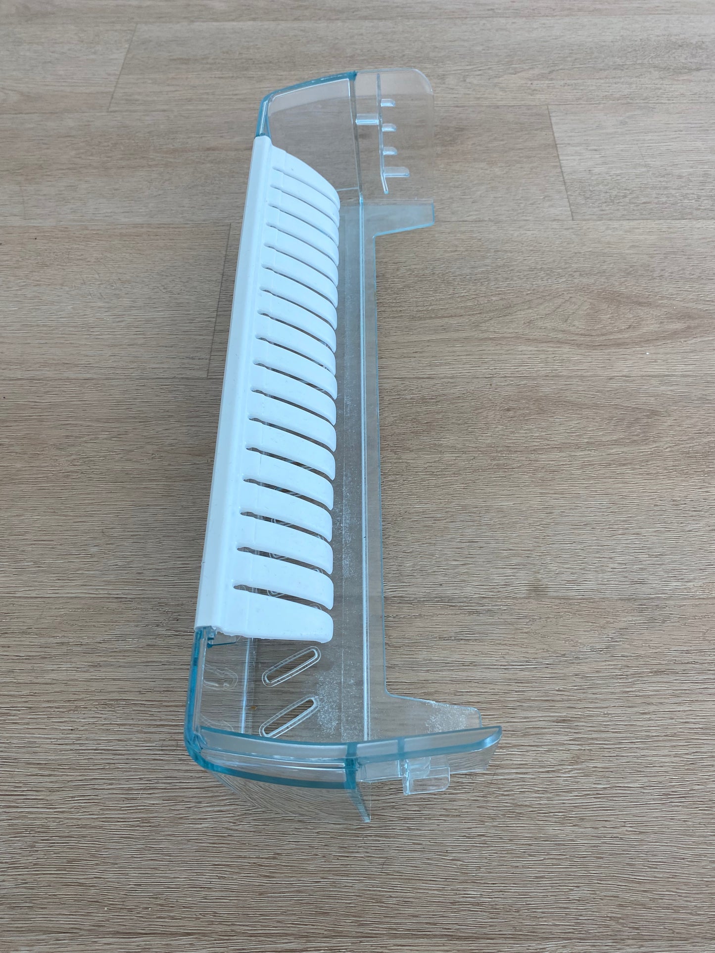 1446882 1443409 Westinghouse fridge door full width bottle bin shelf guard insert tray + fingers