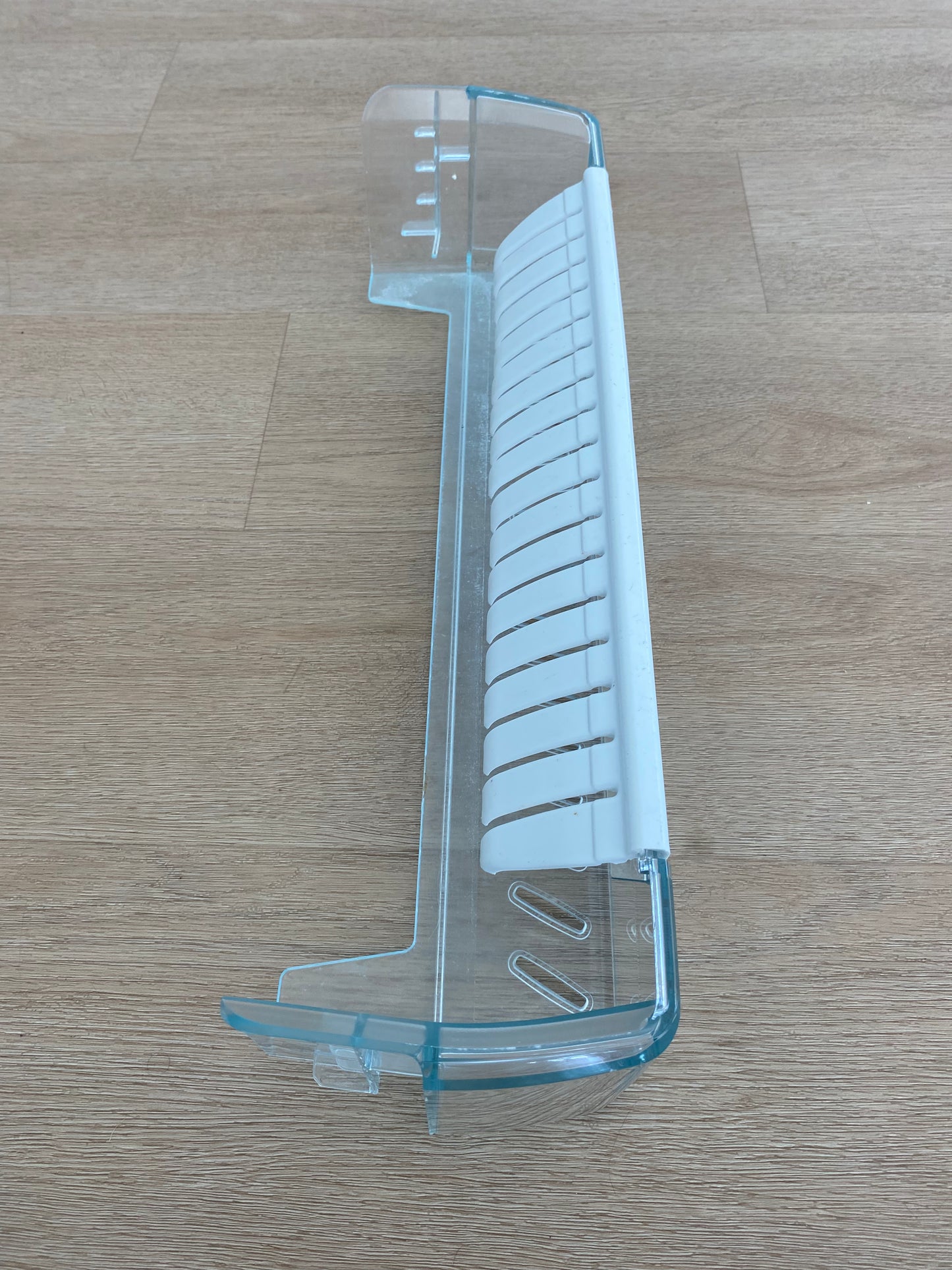 1446882 1443409 Westinghouse fridge door full width bottle bin shelf guard insert tray + fingers