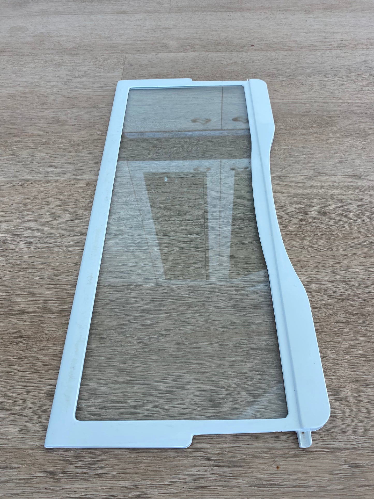 1444878 Westinghouse upright fridge shallow lower glass shelf assembly assy FITS WRM4300