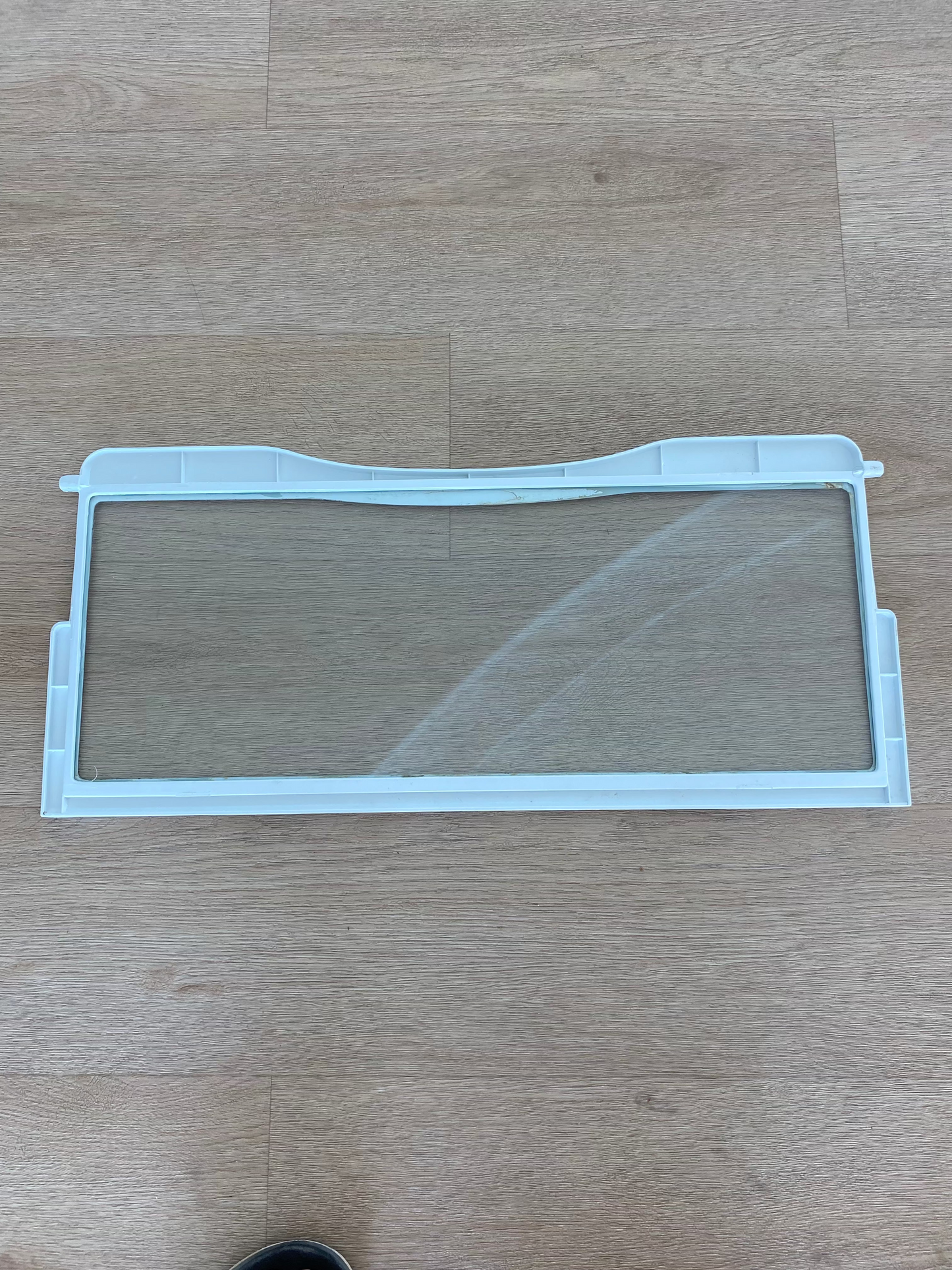 1444878 Westinghouse upright fridge shallow lower glass shelf assembly assy FITS WRM4300