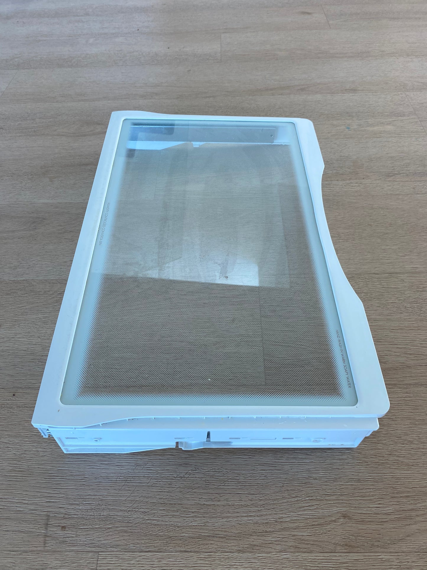 1452625 Westinghouse fridge crisper cover glass shelf assembly assy
