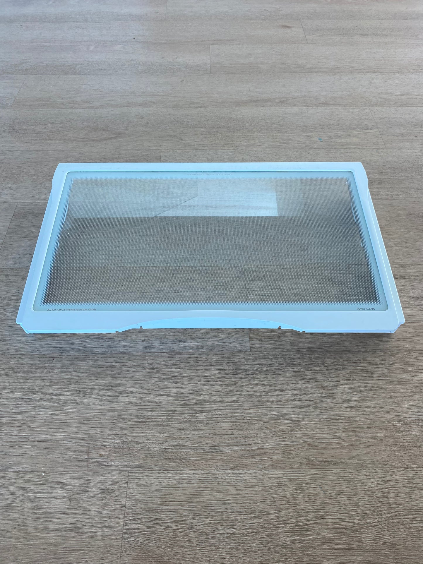 1452625 Westinghouse fridge crisper cover glass shelf assembly assy