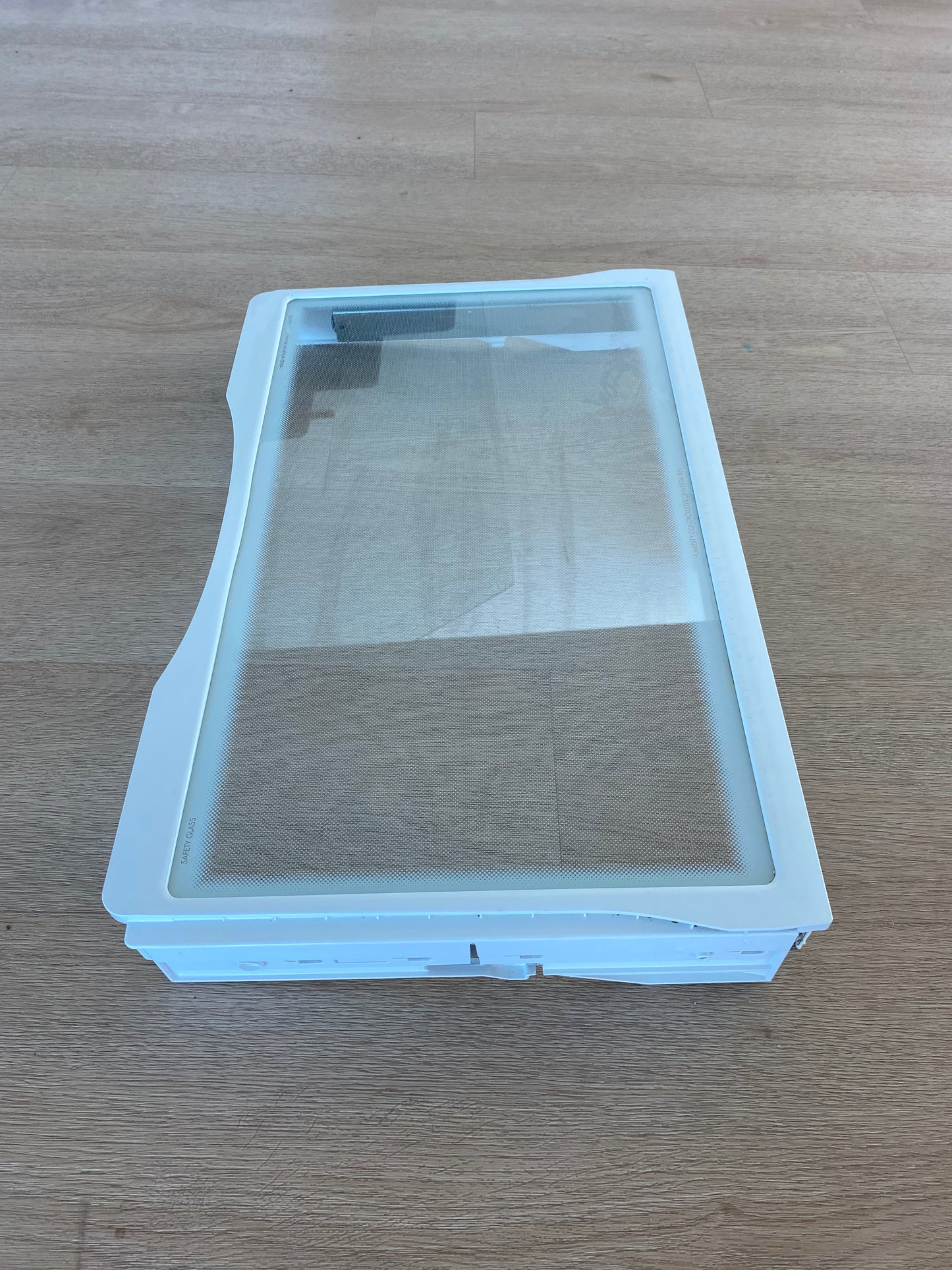 1452625 Westinghouse fridge crisper cover glass shelf assembly assy