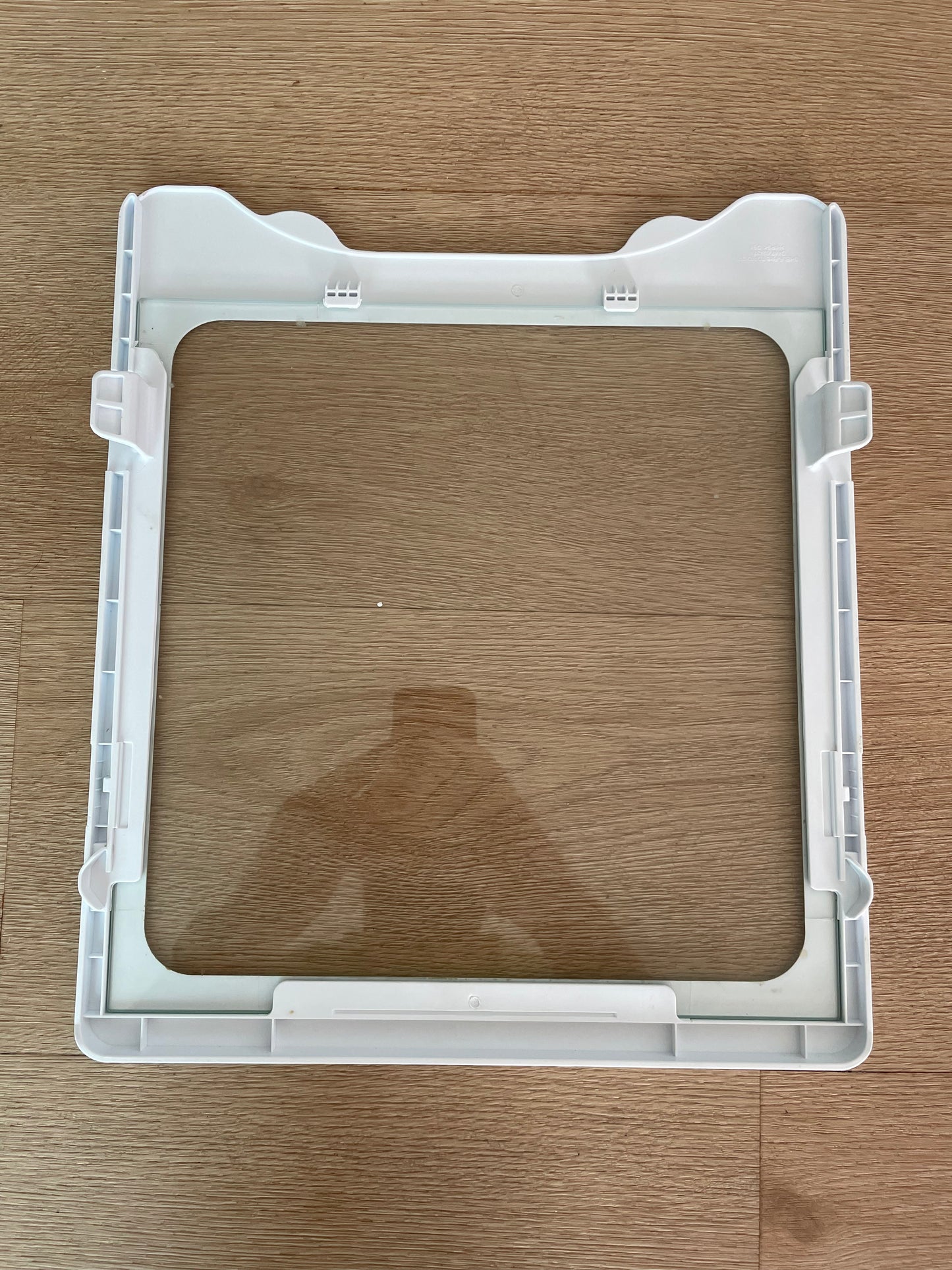 DA67-02437A Samsung fridge glass upper freezer SHELF FRE TOP (DISP)