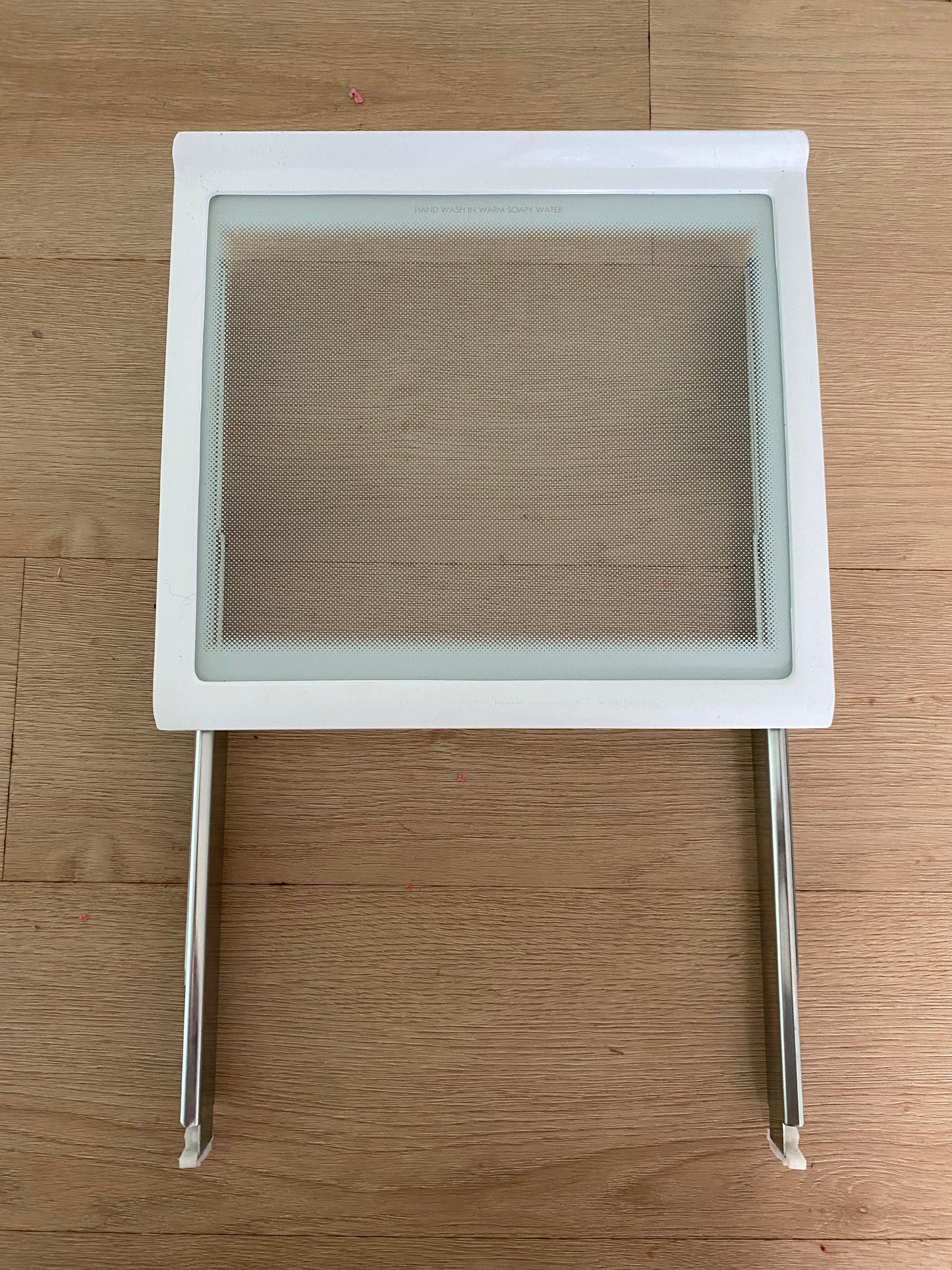 1454303 Westinghouse fridge LOWER FREEZER GLASS BASKET SHELF dots rails assy FITS WSE6070 WSE7000