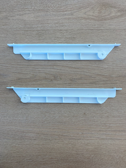 1453077 1453078 Westinghouse fridge shallow deli runners LHS RHS LH RH left right hand side PAIR