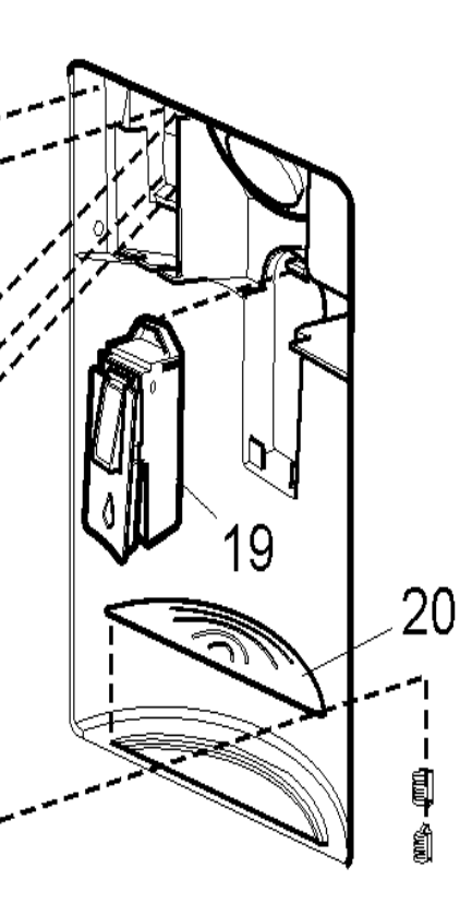 1454441 Westinghouse fridge freezer drip tray