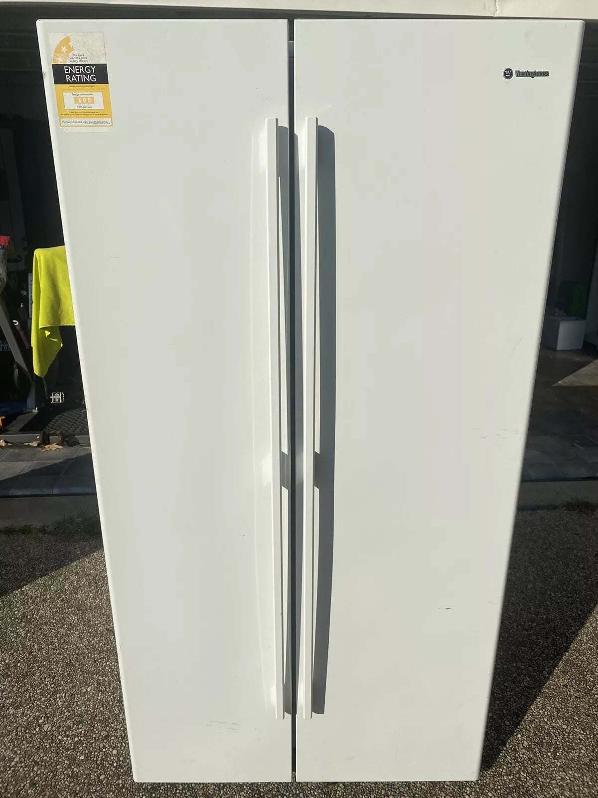 1458027 Westinghouse white FRIDGE COMPARTMENT FC door FIP outer panel foam assembly WSE6070 WSE6100