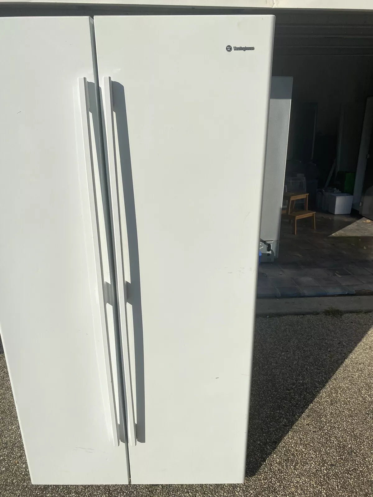 1458027 Westinghouse white FRIDGE COMPARTMENT FC door FIP outer panel foam assembly WSE6070 WSE6100