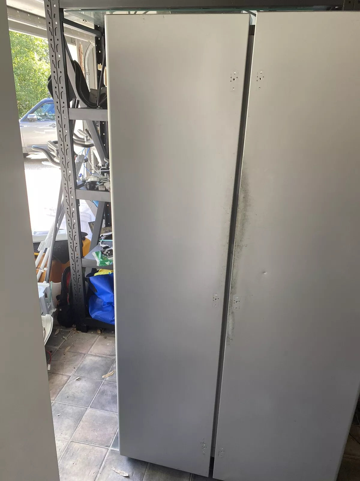 1450172 Westinghouse pacific silver fridge FREEZER DOOR FZR outer panel FIP foam assembly WSE6100PA WSE6100PB