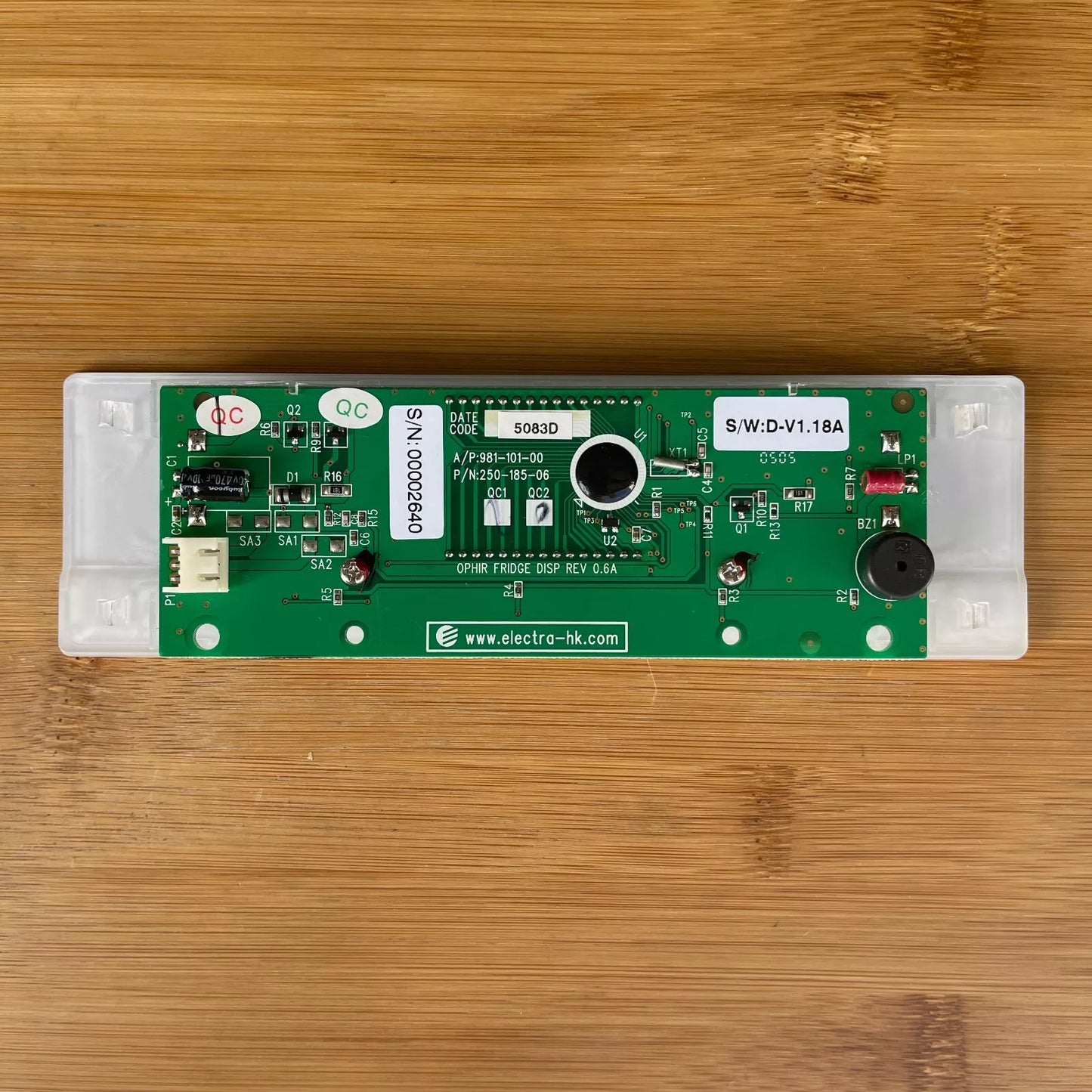 1448796 1454698 50291897002 Westinghouse fridge freezer electronics digital display temperature control board WSE6070 WSE6100 WSE6970 WSE7000