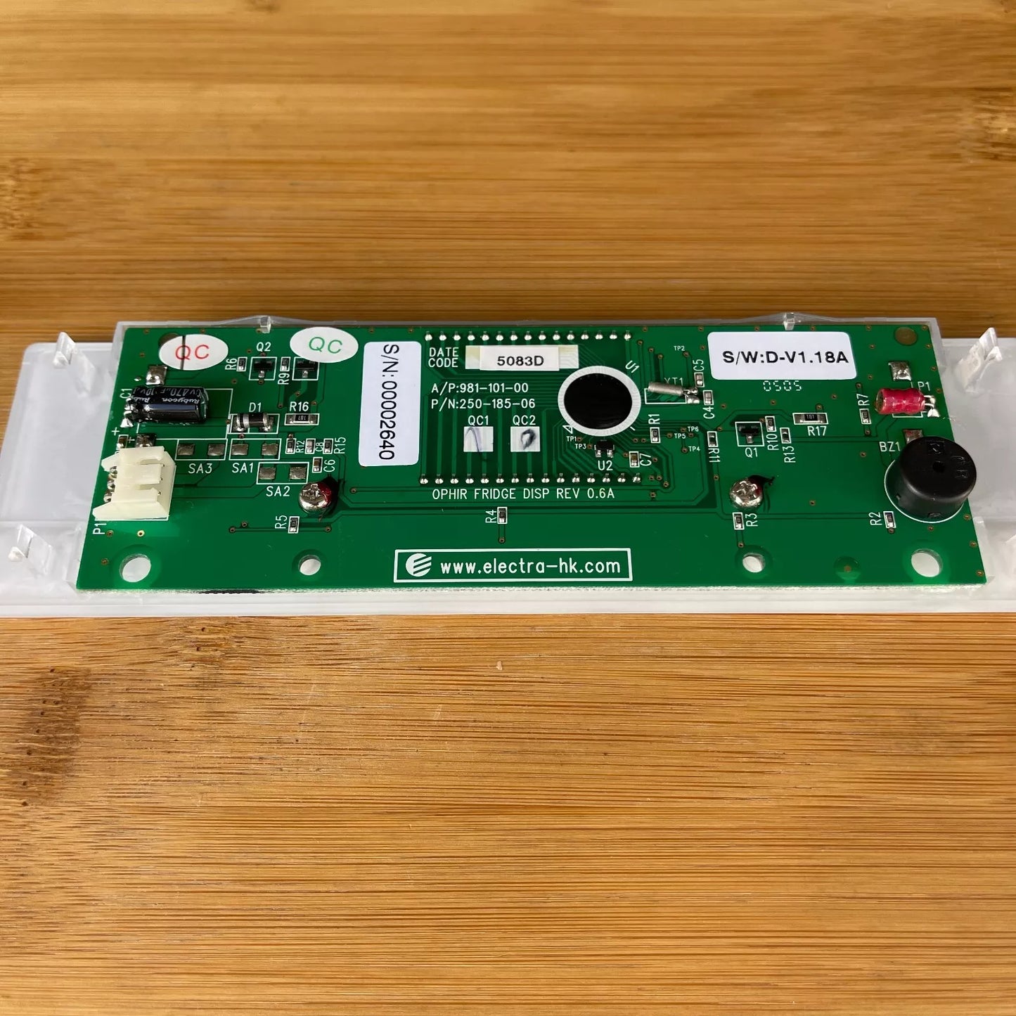 1448796 1454698 50291897002 Westinghouse fridge freezer electronics digital display temperature control board WSE6070 WSE6100 WSE6970 WSE7000
