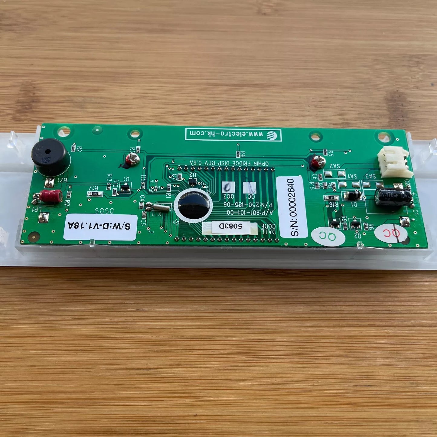 1448796 1454698 50291897002 Westinghouse fridge freezer electronics digital display temperature control board WSE6070 WSE6100 WSE6970 WSE7000
