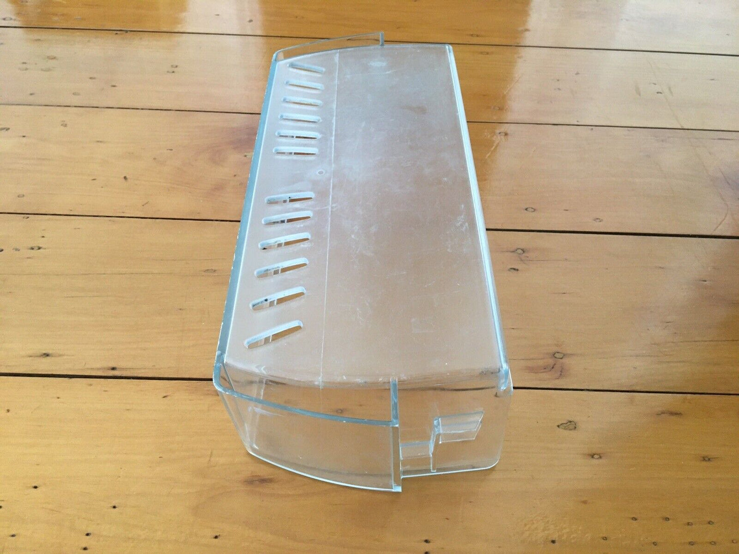 1445702 1448355 4055723524 50291887003 Electrolux Kelvinator Simpson Westinghouse fridge FC door upper shallow condiment shelf full width clear bin tray FITS ALL WSE6070 WSE6100
