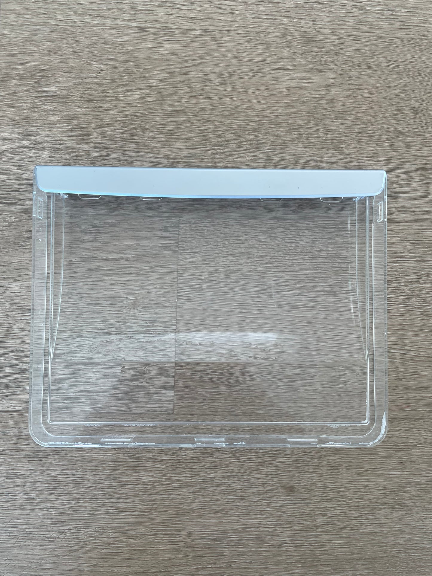 890142709 Westinghouse side by side fridge freezer drawer bin basket storage container front facia cover lens mask