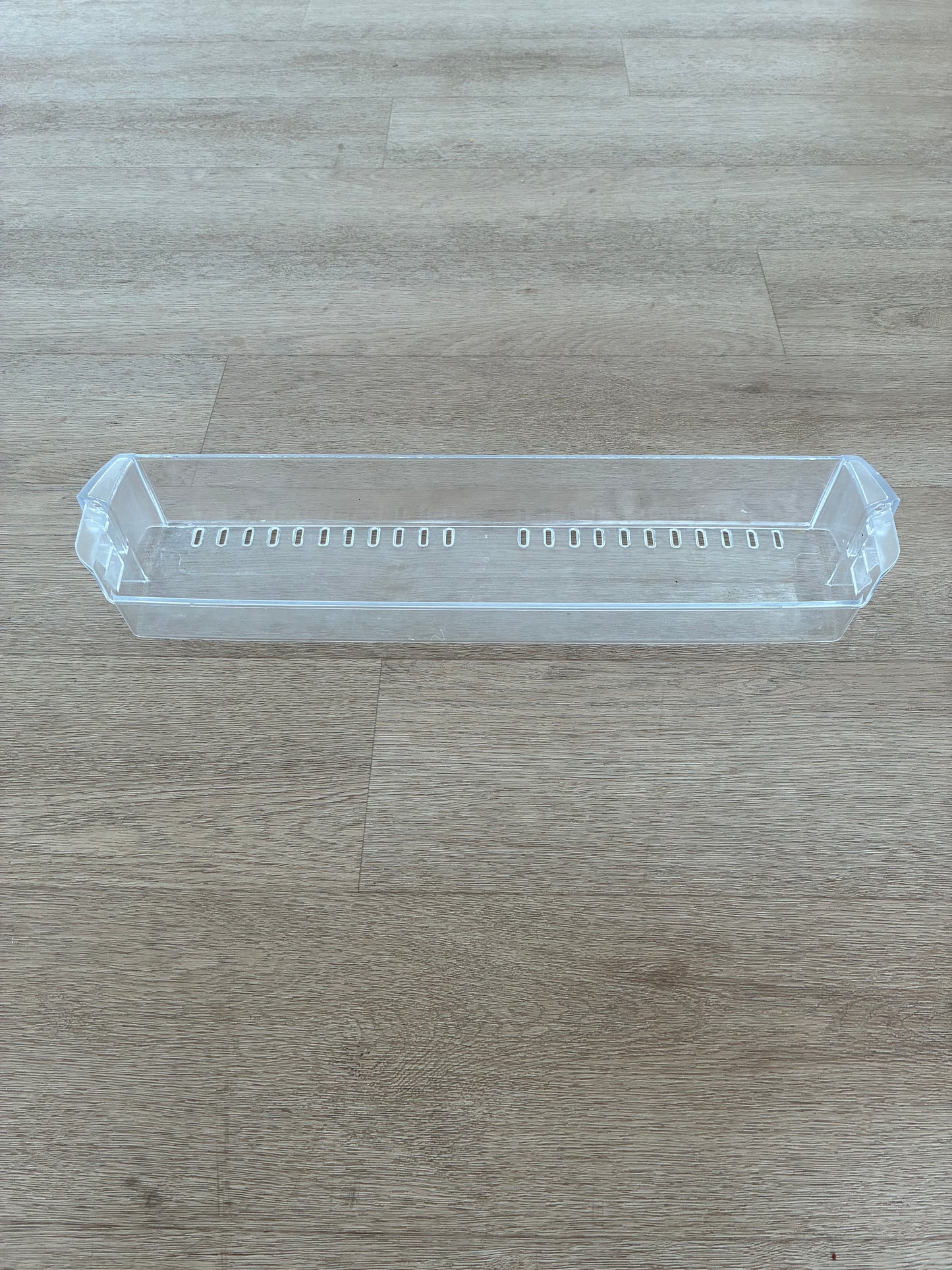1441784 1448037 Electrolux Kelvinator Simpson fridge door full width upper condiment shallow bin shelf tray insert guard