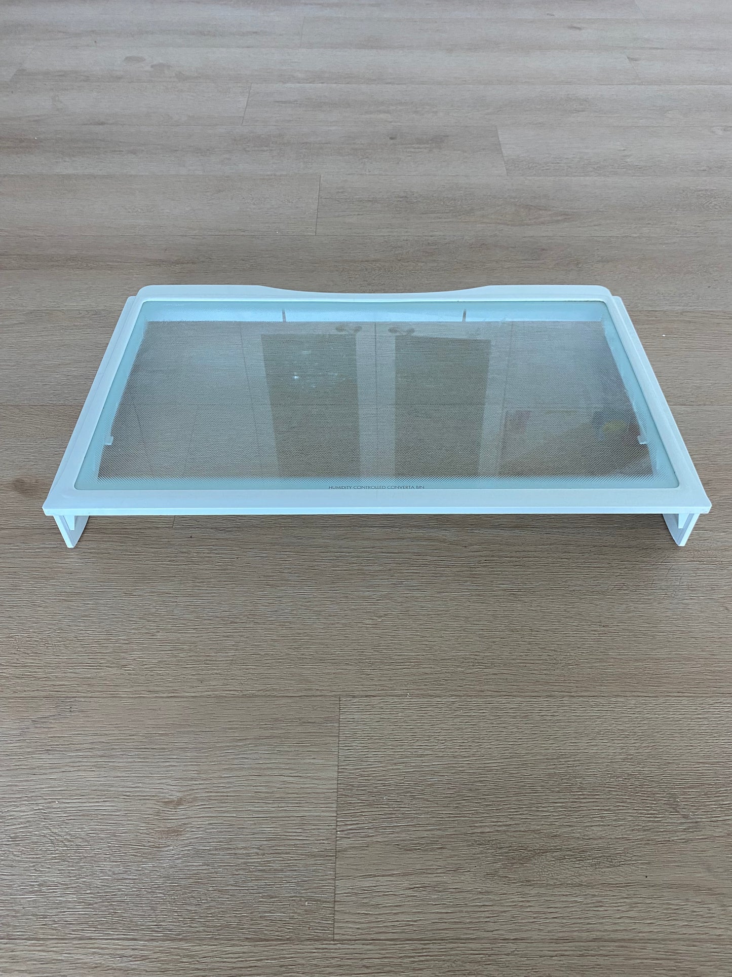 1451535 1461079 Westinghouse fridge freezer crisper cover lower glass shelf