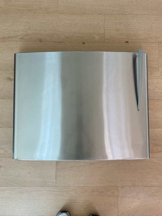 312092P Fisher & Paykel stainless steel curved fridge FREEZER DOOR LHS LH left hand side hinge FITS E522B
