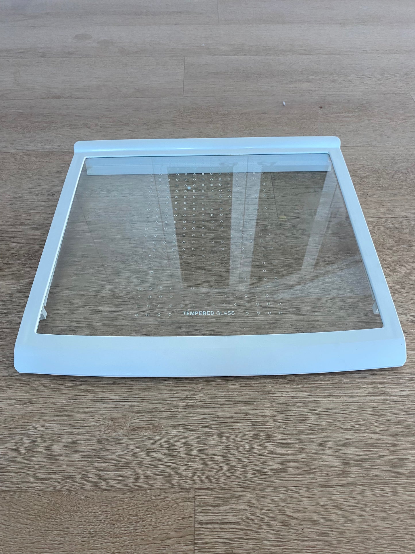 3550JQ1138 LG fridge lower glass shelf upper crisper cover