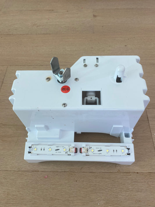 DA97-05068E Samsung Fridge Freezer ice maker bucket auger motor case assembly - LED LIGHTS