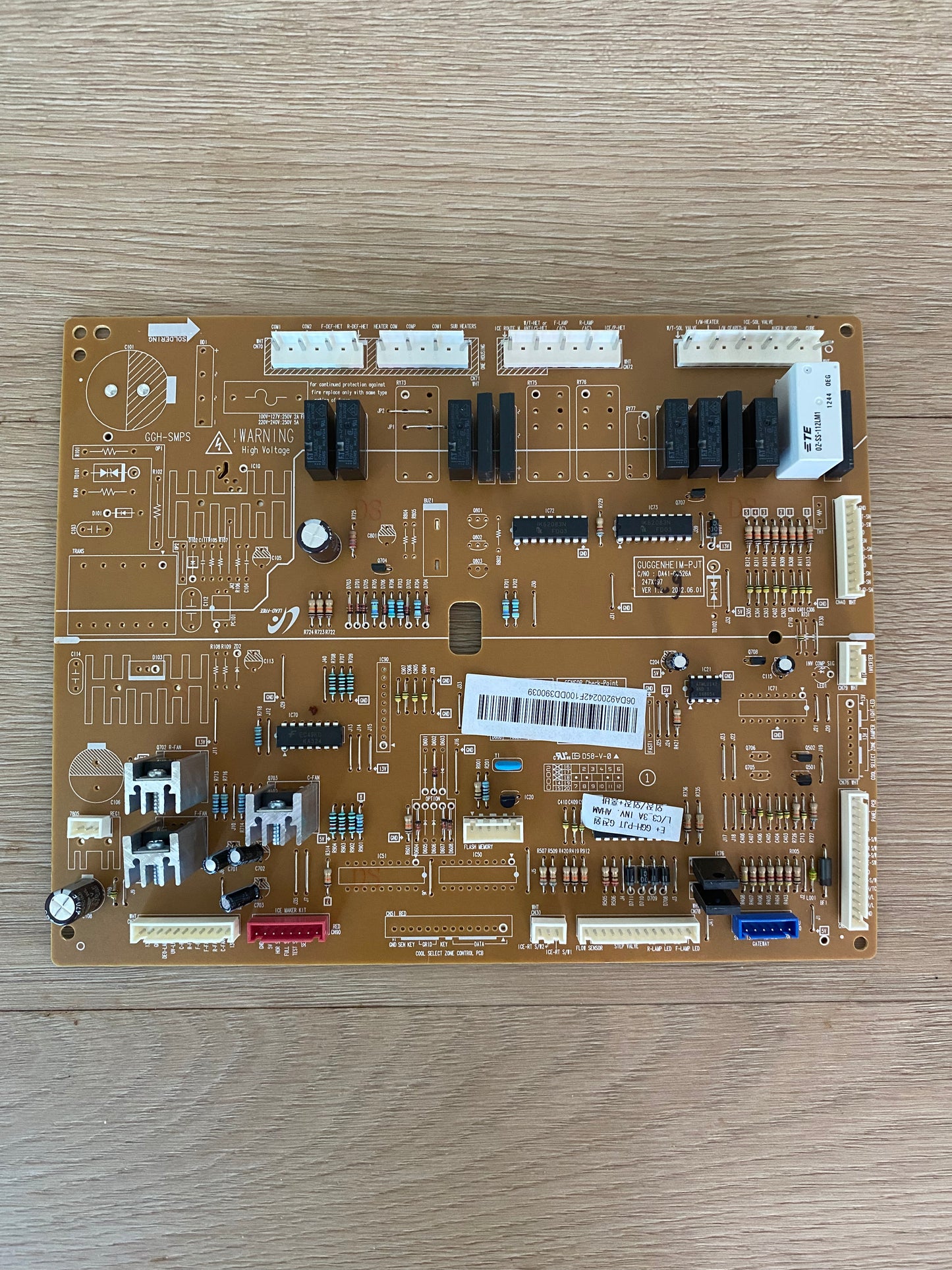 DA41-00526A DA92-00242C DA92-00244F VER 1.2 1.3 Samsung fridge freezer main power board PCA PCB FITS SRS684GDHSS