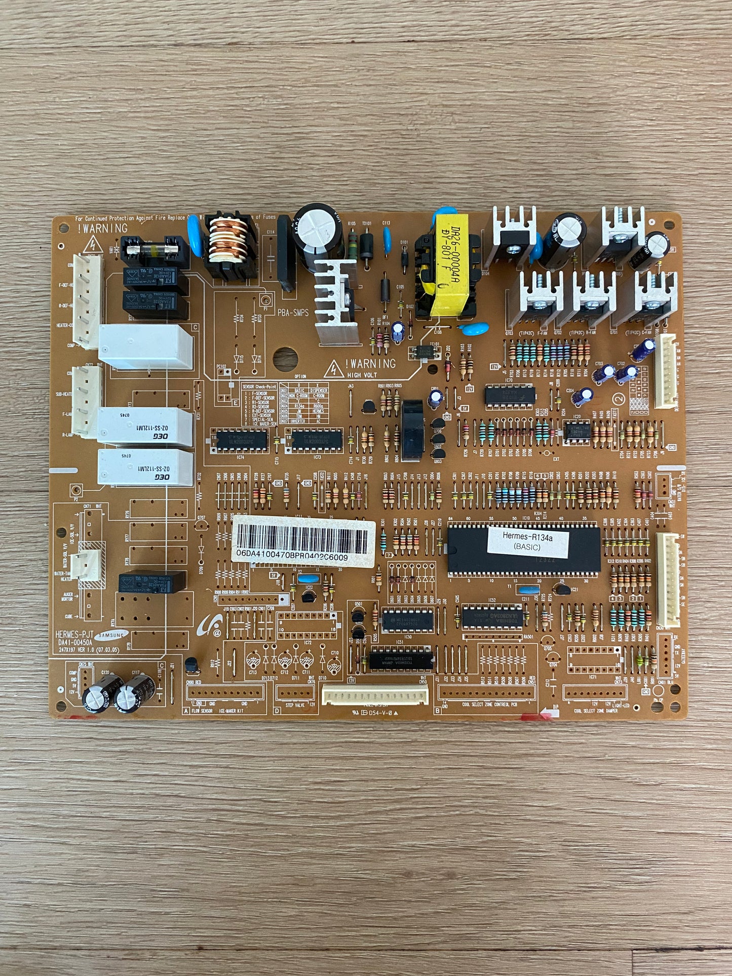 DA41-00450A VER 1.0 DA41-00470B Samsung fridge main power board PCA PCB