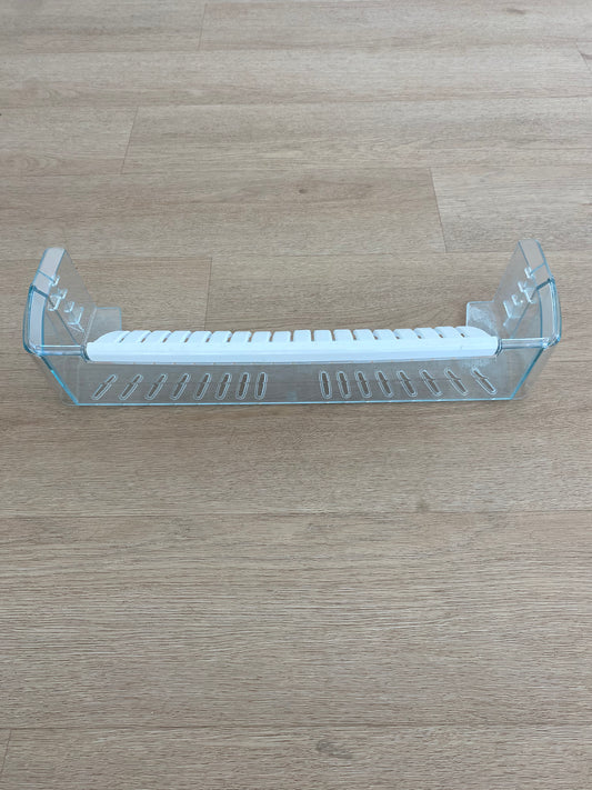 1446882 1443409 Westinghouse fridge door full width bottle bin shelf guard insert tray + fingers