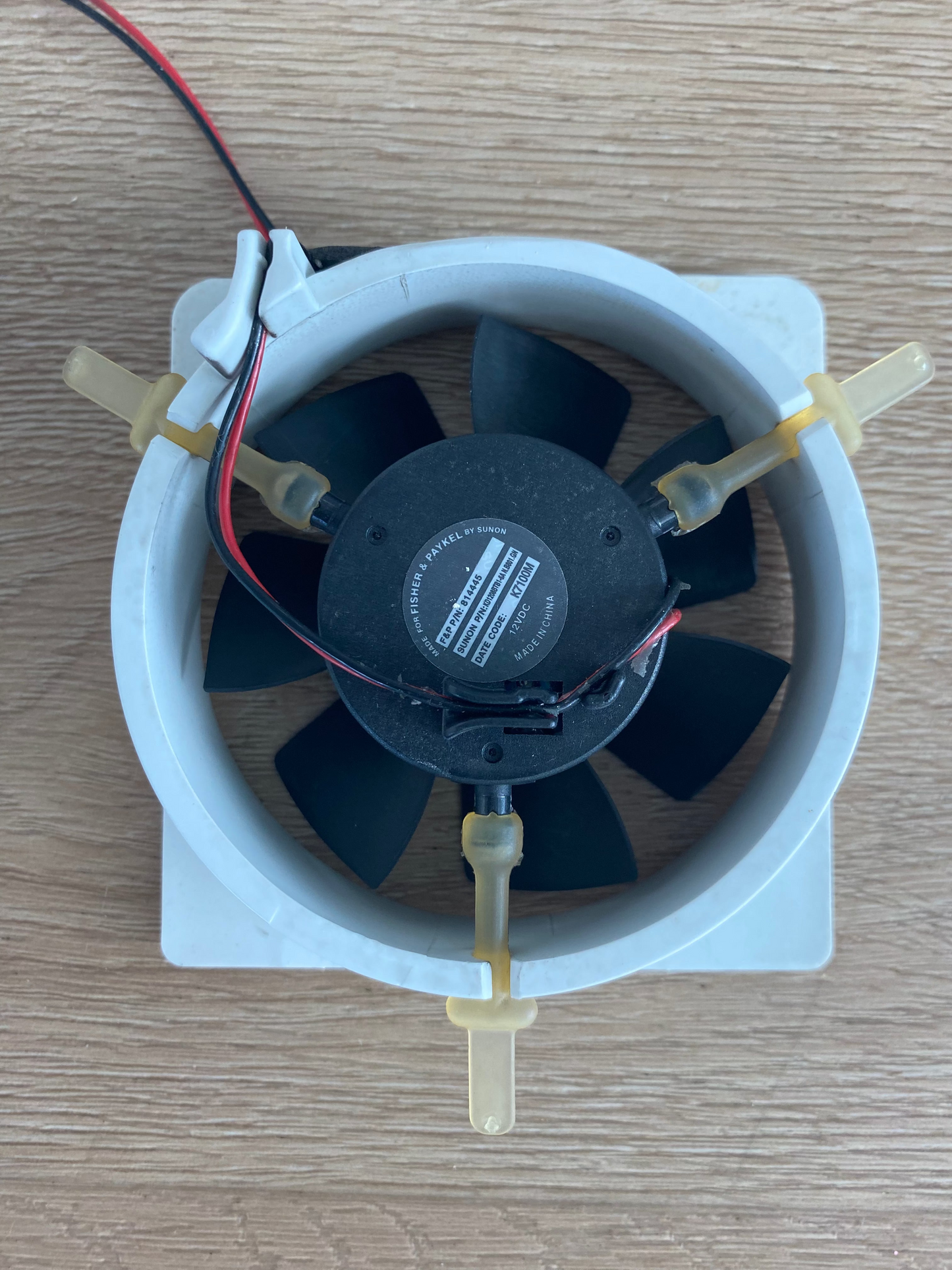 814445 883340 884400 821183P Fisher & Paykel fridge evaporator fan assembly assy