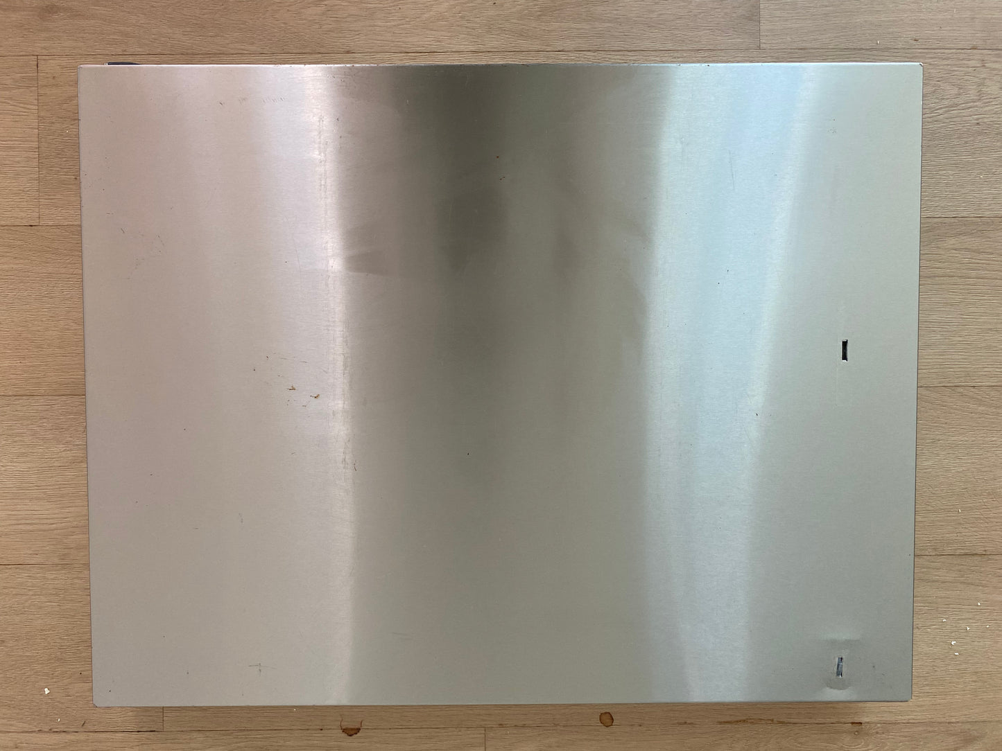 374027P 821006P Fisher & Paykel fridge stainless steel FREEZER DOOR right hand side RHS RH hinge 790mm x 613mm FITS E522B