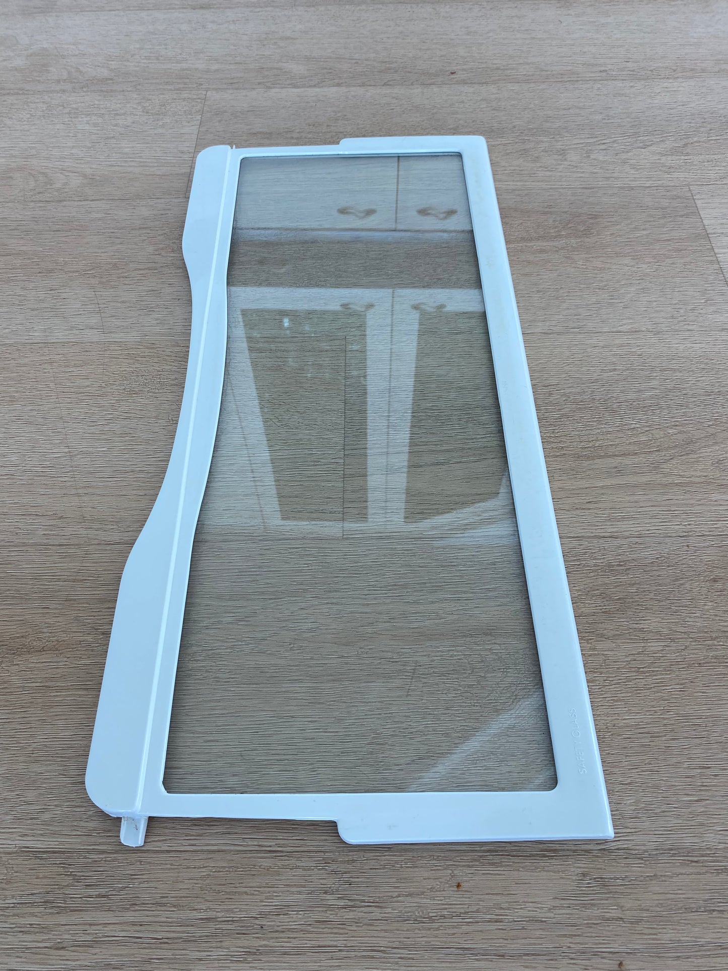 1444878 Westinghouse upright fridge shallow lower glass shelf assembly assy FITS WRM4300