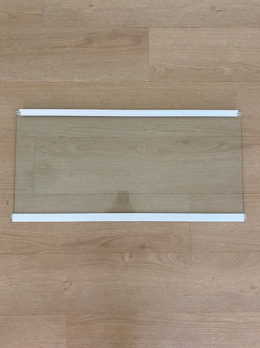 836667 836667P Fisher & Paykel fridge WHITE TRIM glass shelf FITS 790mm CABINETS E521T E522B