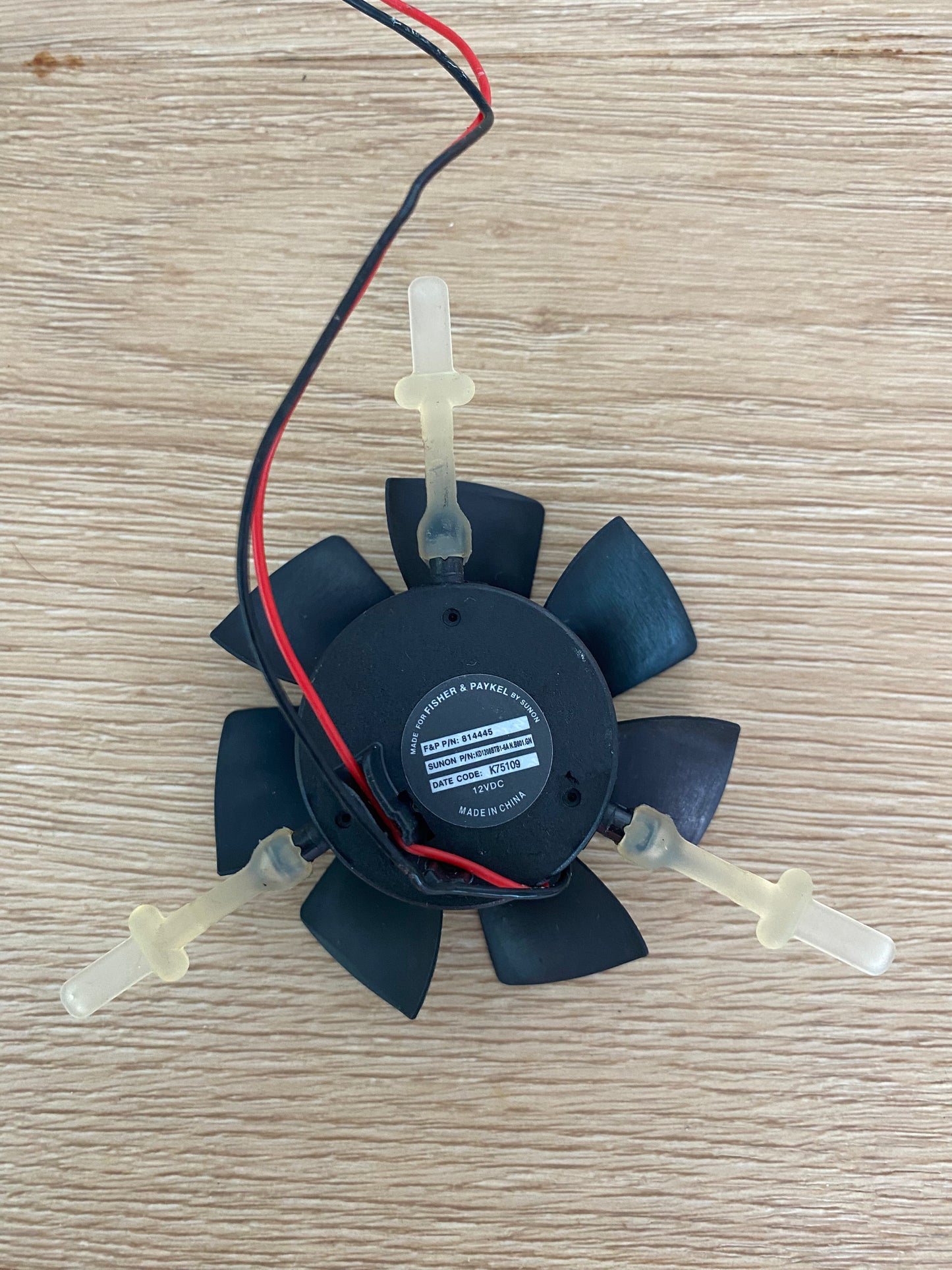 814445 883340 884400 Fisher & Paykel fridge compartment suspended fan