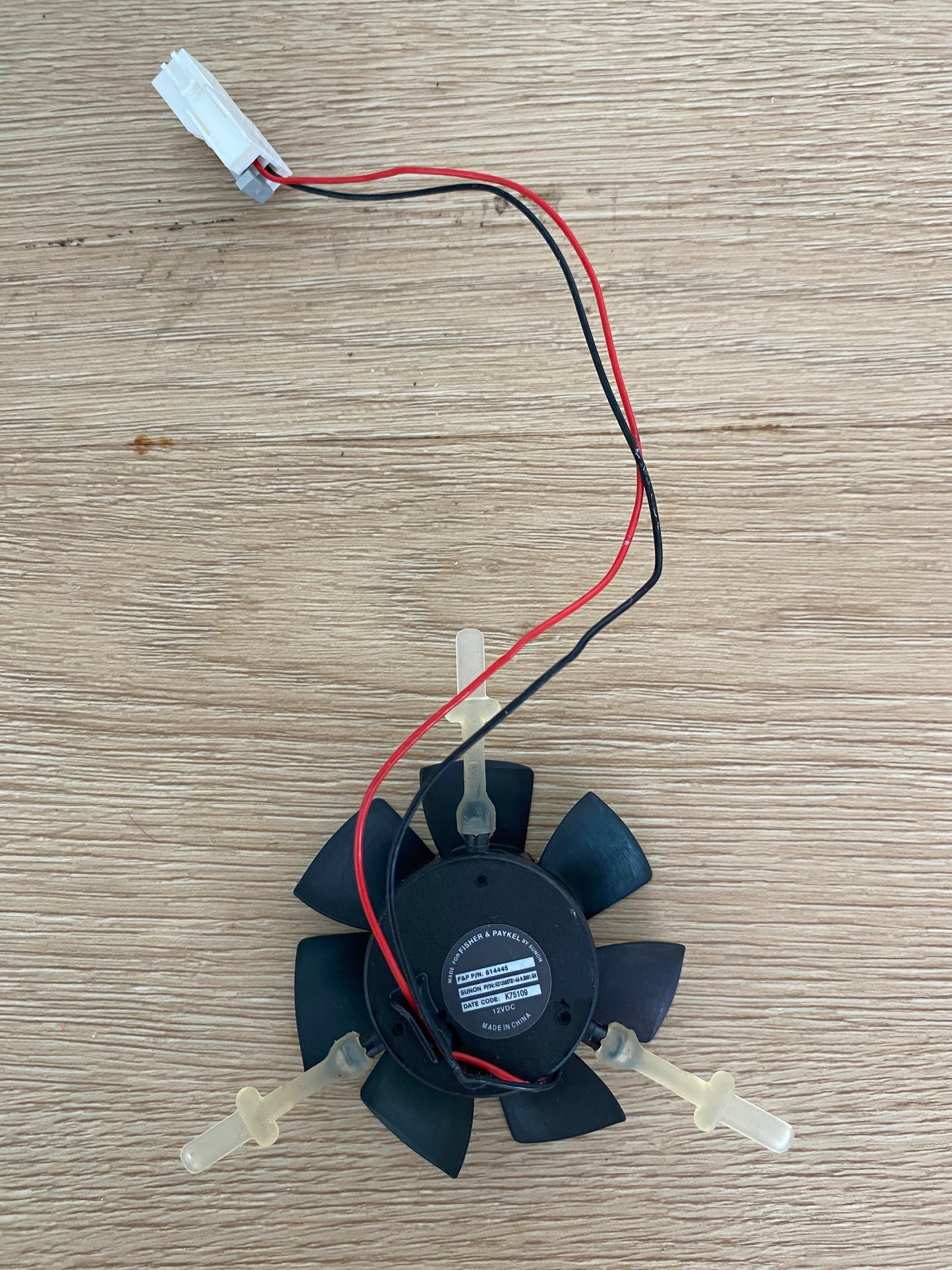 814445 883340 884400 Fisher & Paykel fridge compartment suspended fan