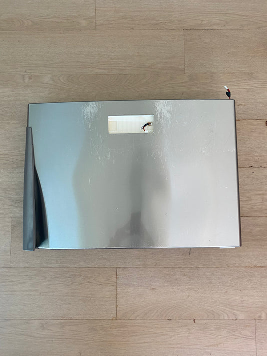 1443025 Westinghouse fridge stainless steel FREEZER DOOR right hand side RHS hinge FITS RJ393V RJ443V