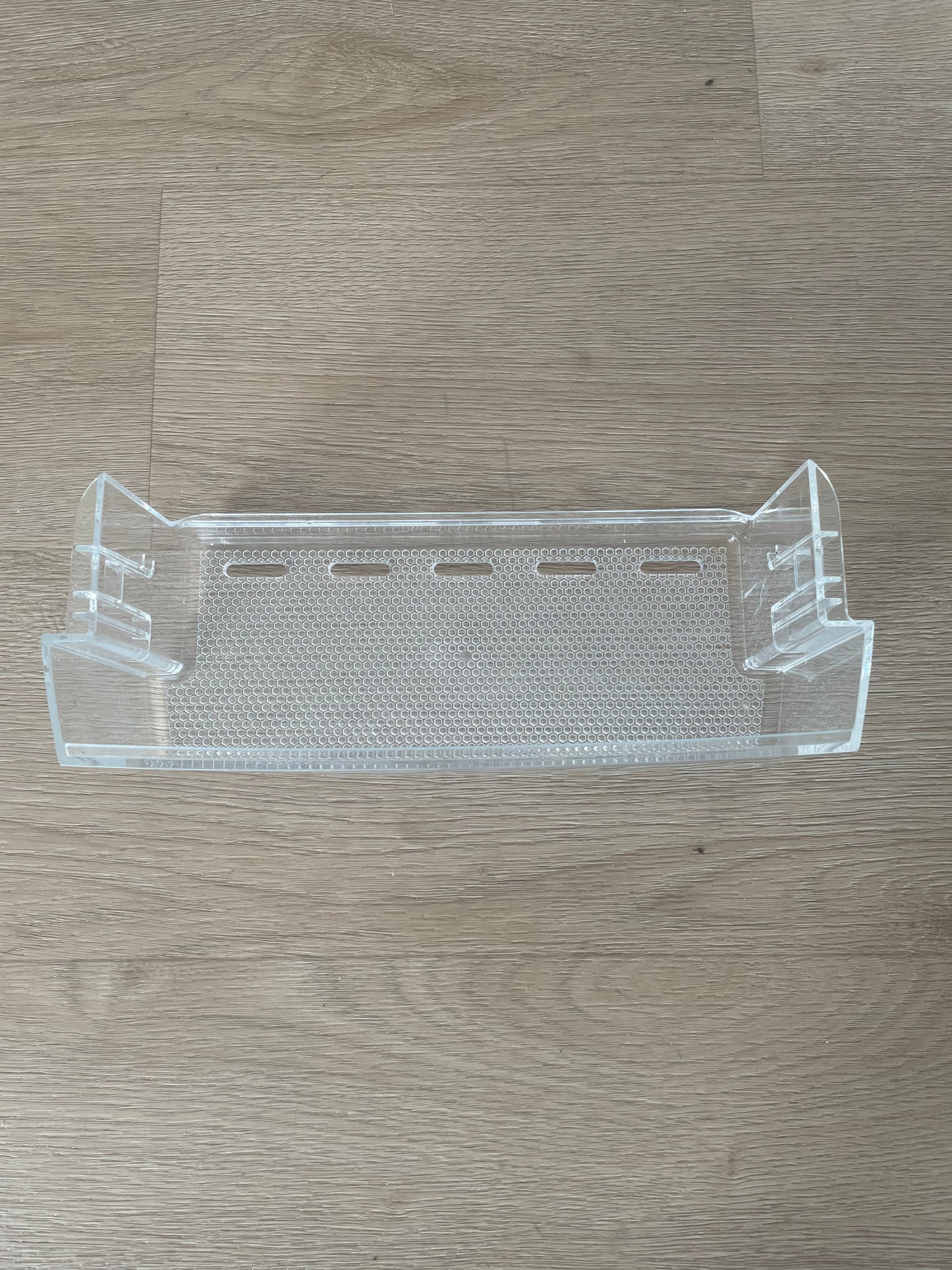 890148529 Westinghouse side by side fridge LOWER FREEZER DOOR SHELF bin guard insert tray