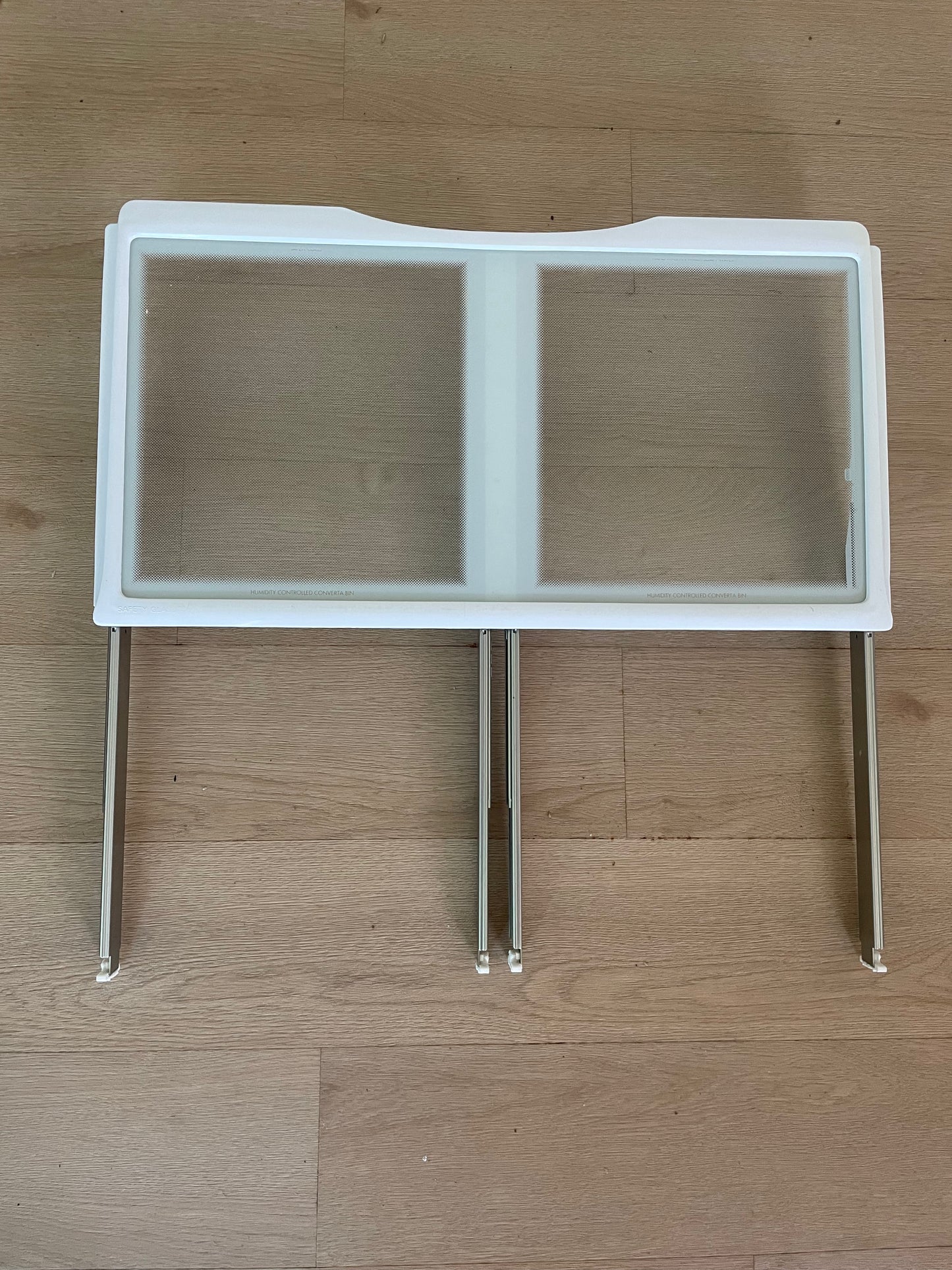 1452277 1461069 Westinghouse fridge glass shelf crisper cover lid + rails runners extension arms