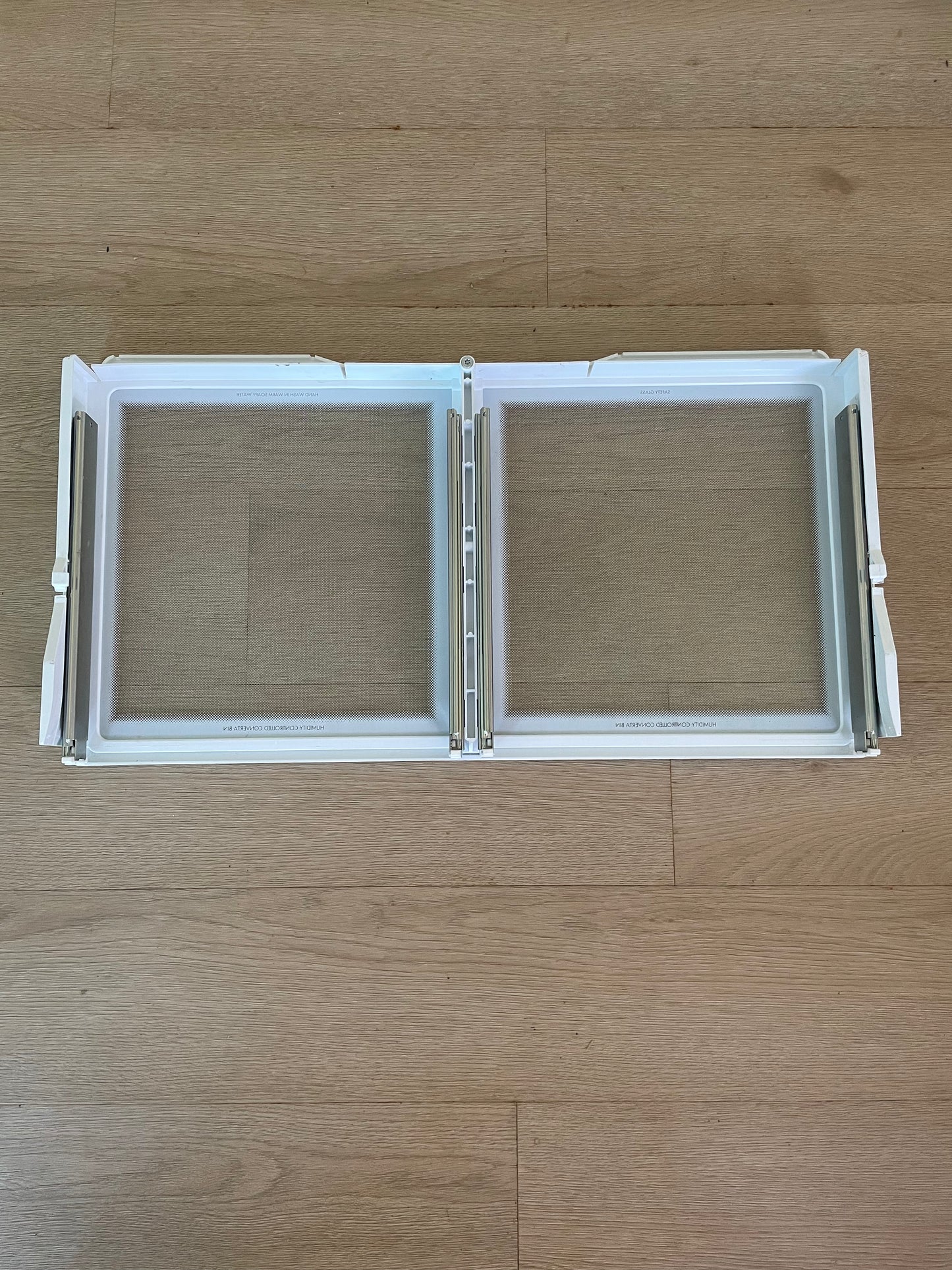 1452277 1461069 Westinghouse fridge glass shelf crisper cover lid + rails runners extension arms