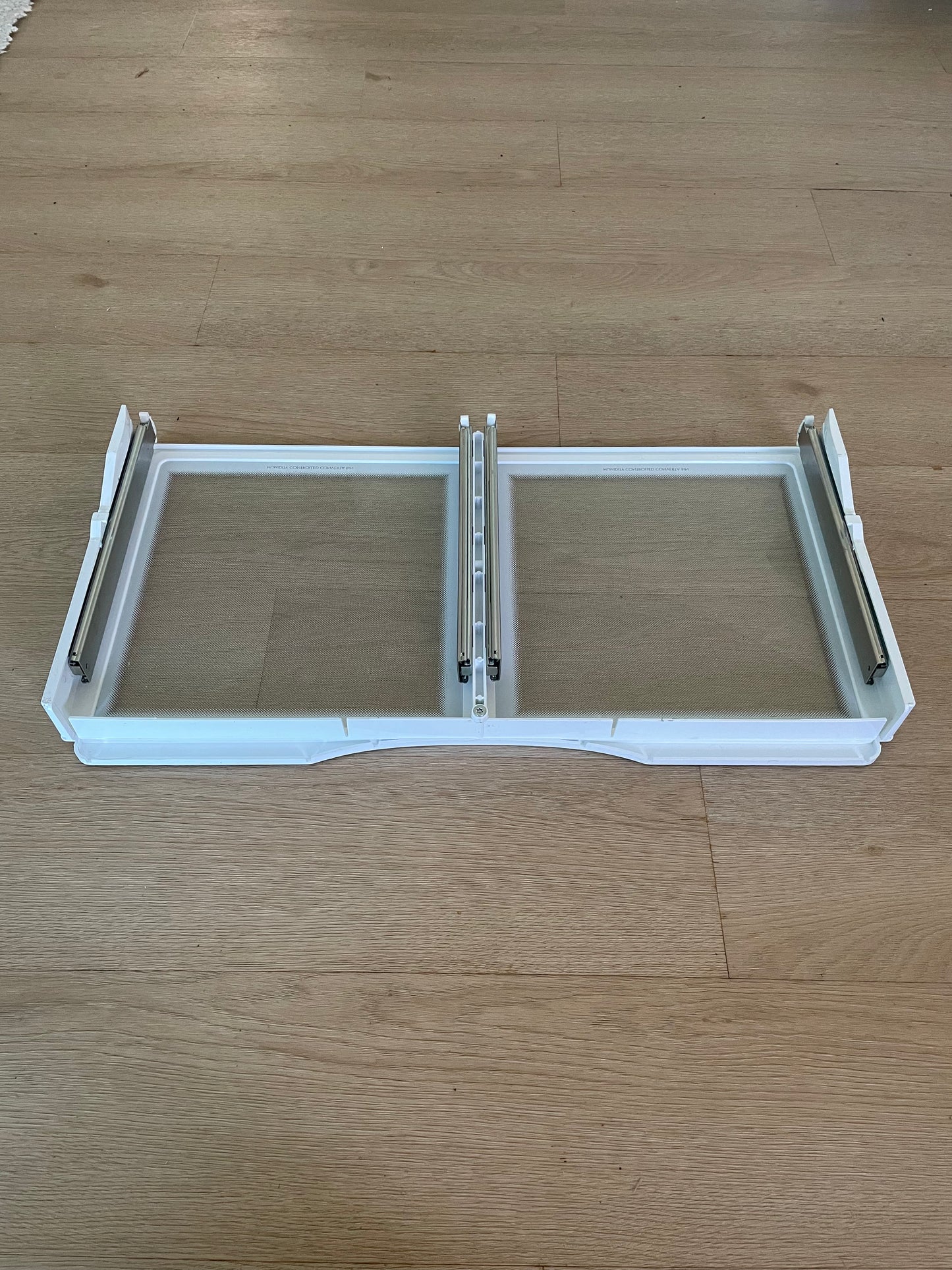1452277 1461069 Westinghouse fridge glass shelf crisper cover lid + rails runners extension arms