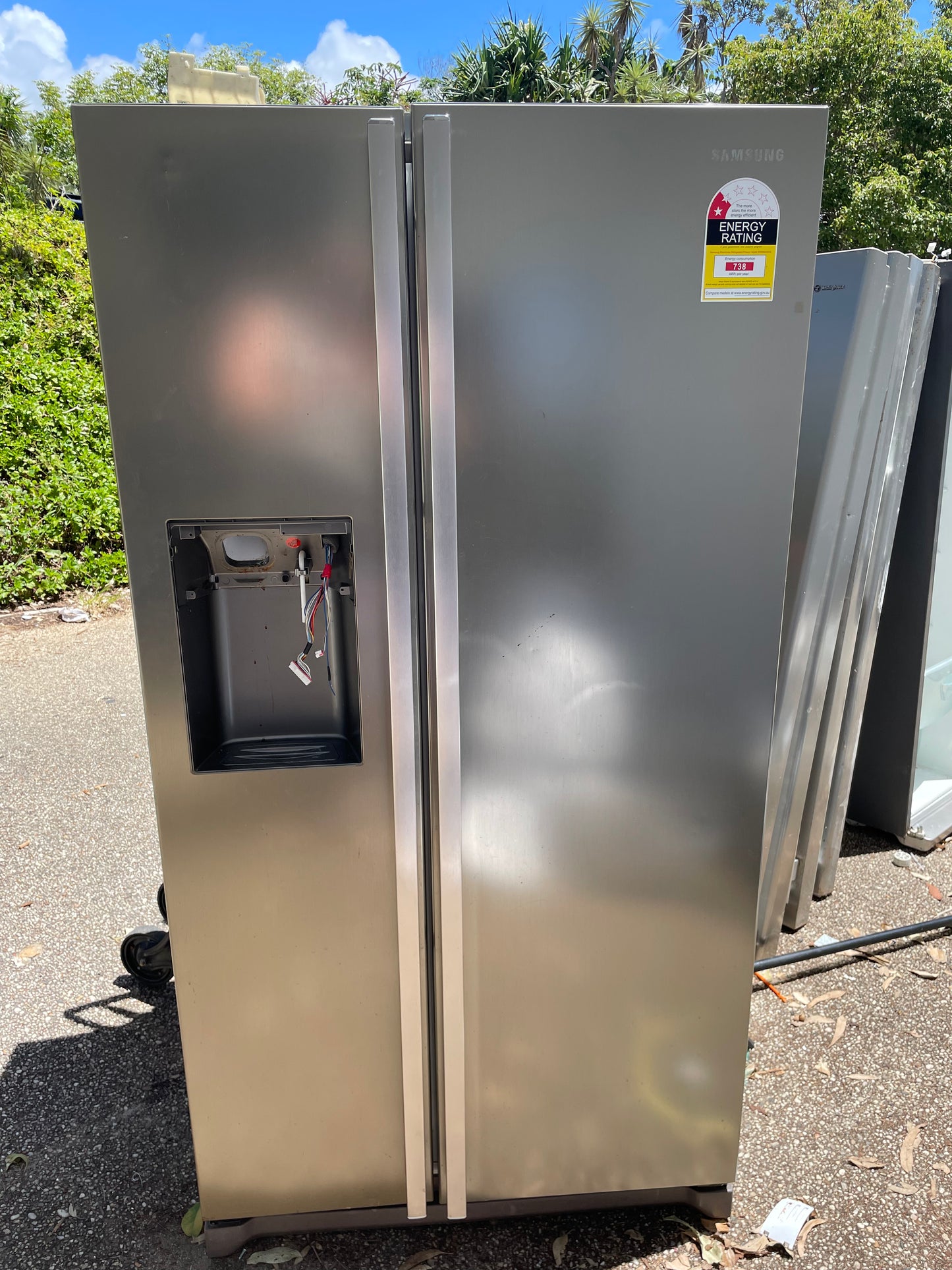 DA91-02624F DA91-02624U Samsung side by side RHS right hand side FRIDGE COMPARTMENT DOOR