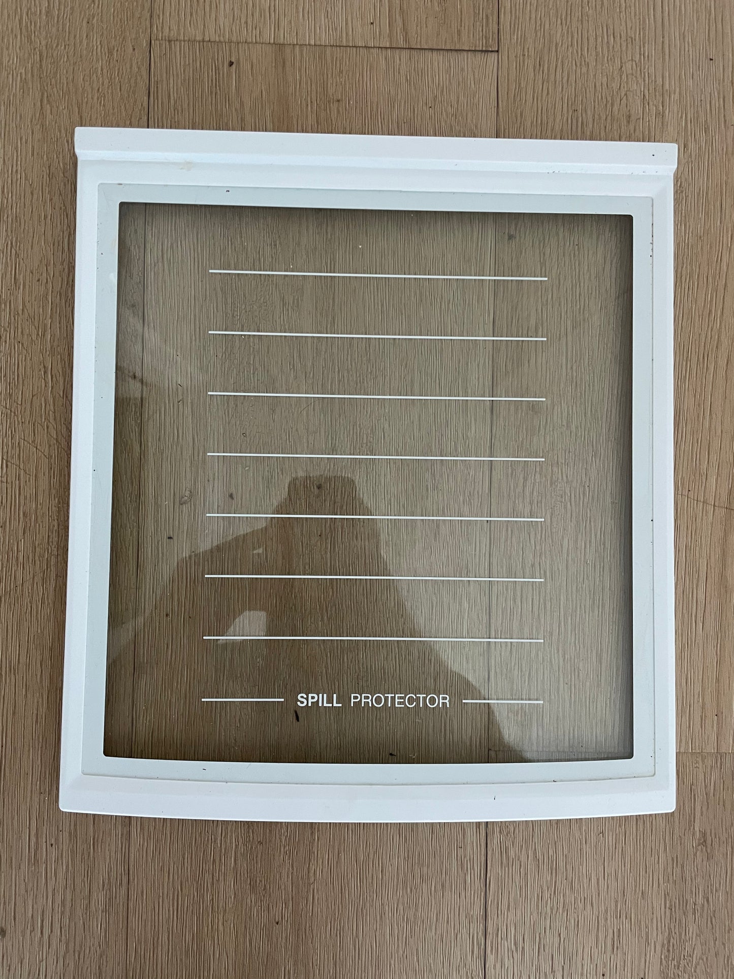 MHL618423 LG side by side fridge GLASS FREEZER SHELF spill protector hips