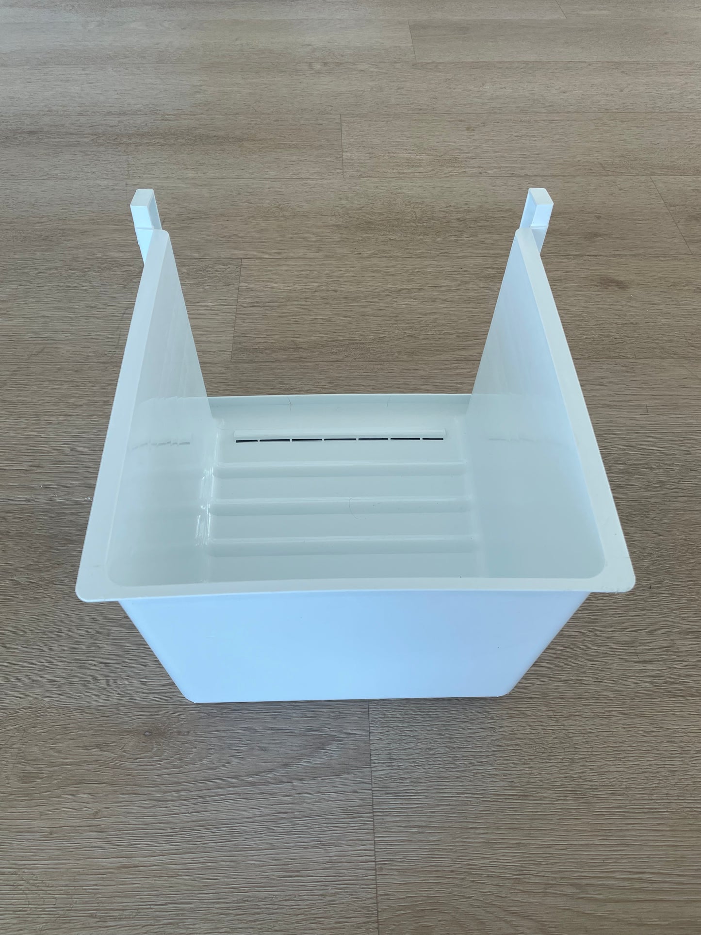 890129731 Westinghouse side by side fridge UPPER FREEZER DRAWER top bin basket storage container rear case