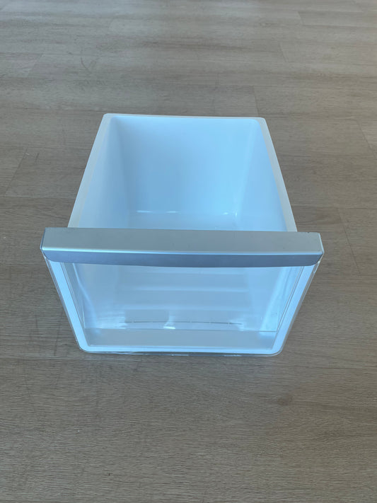 890129731 890142709 Westinghouse side by side fridge upper top freezer drawer bin basket storage container + front facia cover lens mask